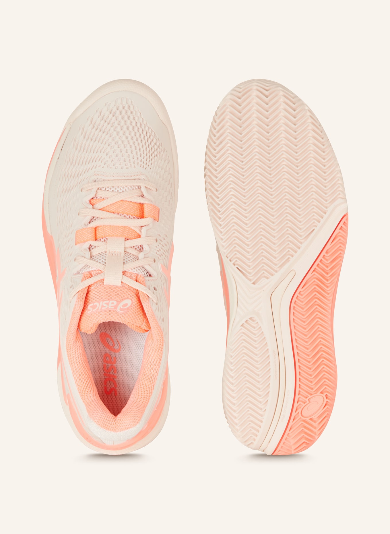 ASICS Tennis shoes GEL RESOLUTION 9 CLAY, Color: LIGHT PINK/ NEON PINK (Image 5)