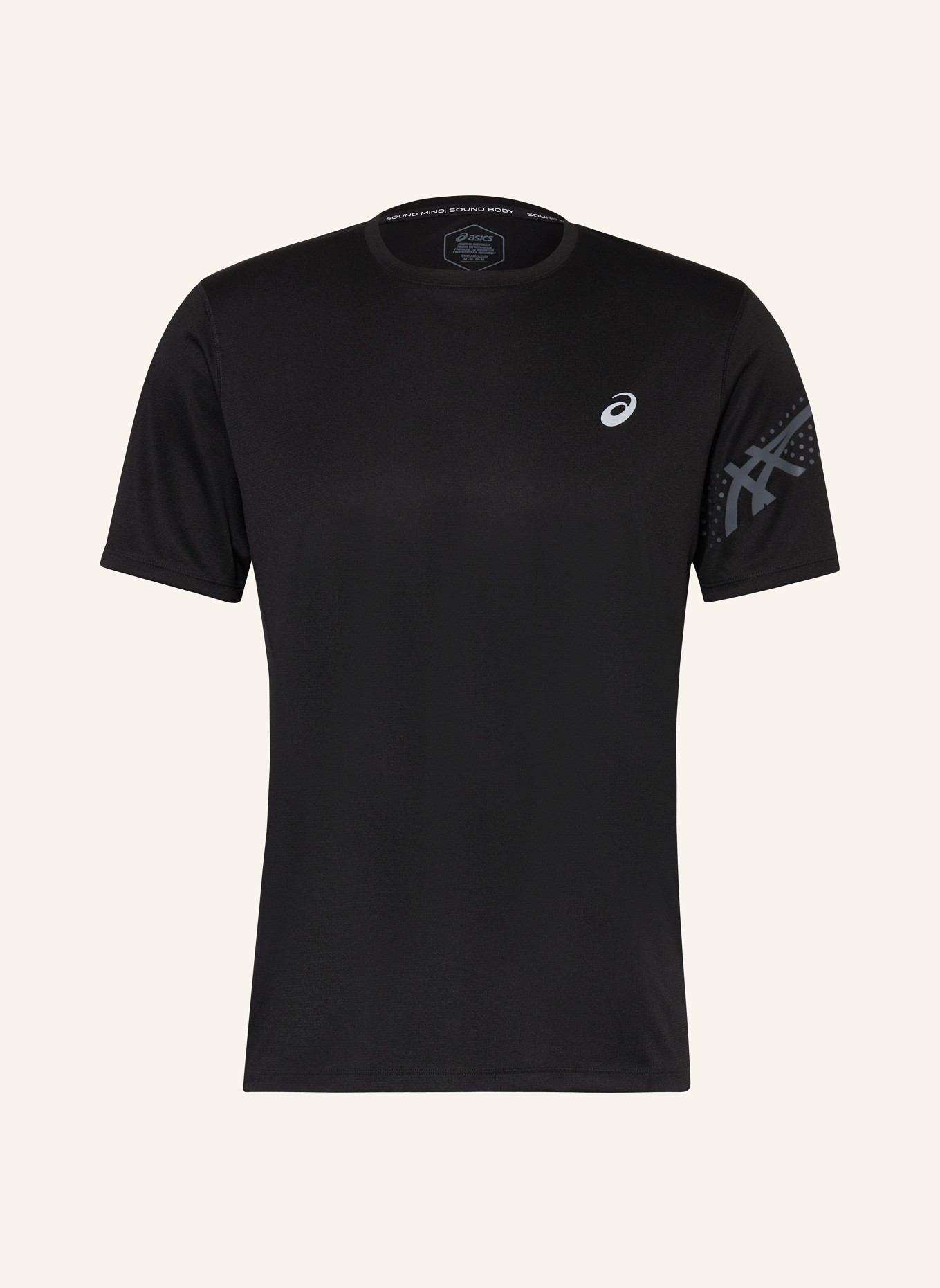 ASICS Running shirt ICON, Color: BLACK (Image 1)