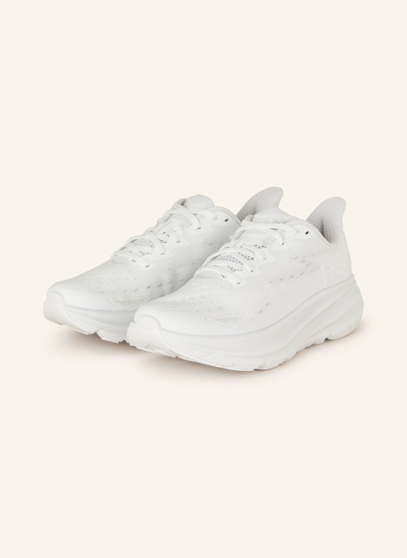HOKA Running shoes CLIFTON 9, Color: WHITE (Image 1)