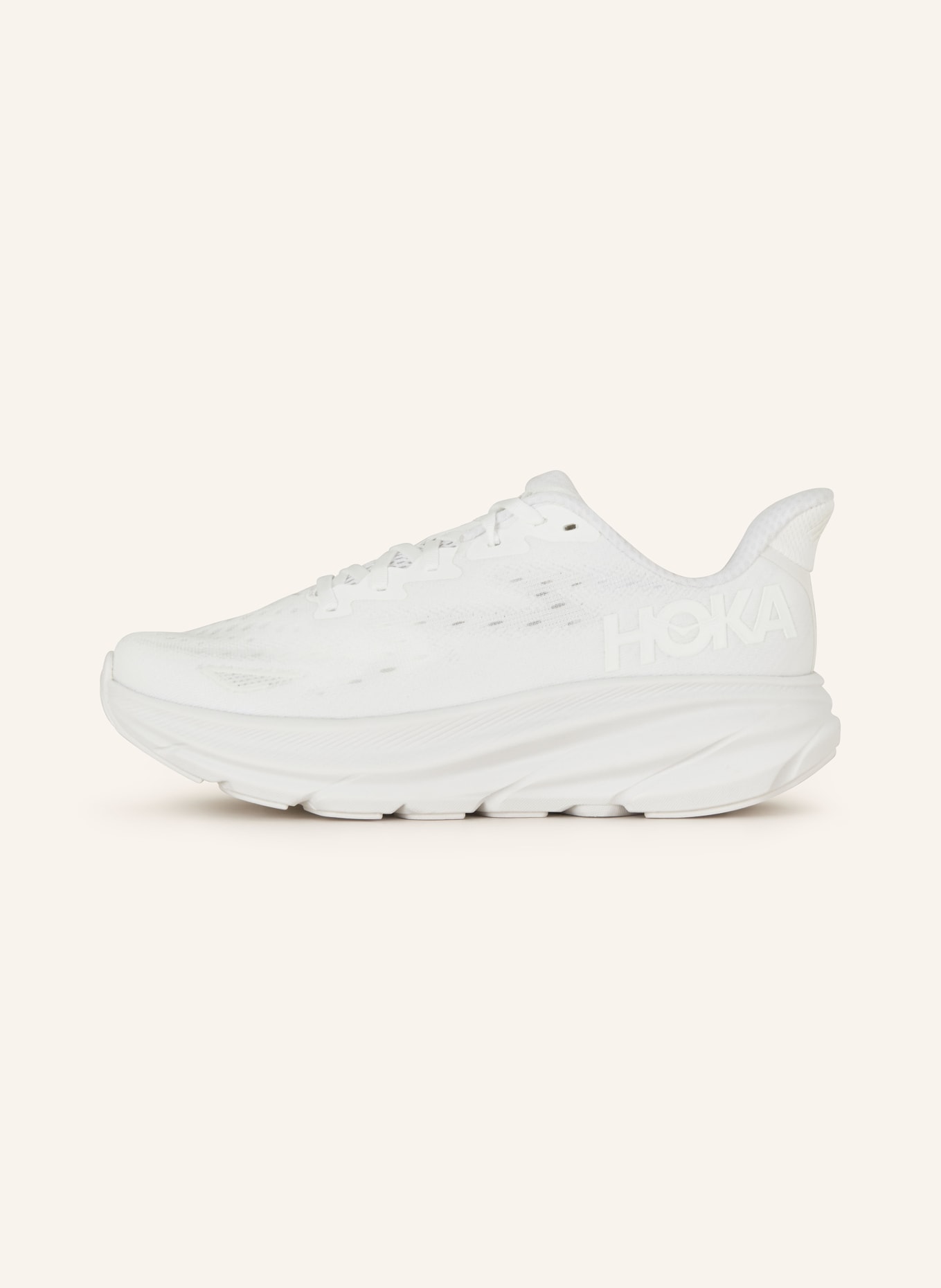 HOKA Running shoes CLIFTON 9, Color: WHITE (Image 4)