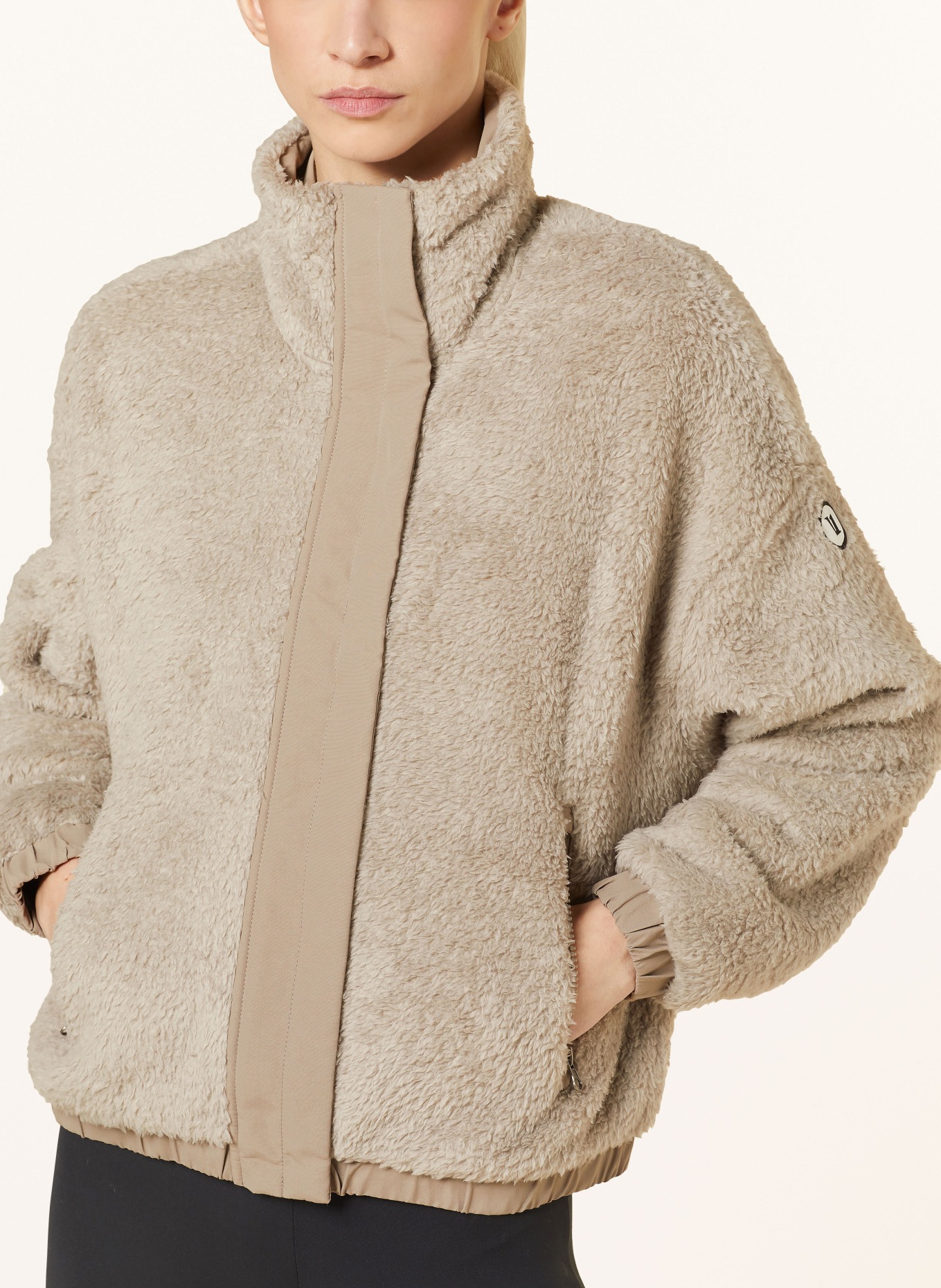vuori Fleece jacket COZY SHERPA, Color: LIGHT BROWN (Image 4)