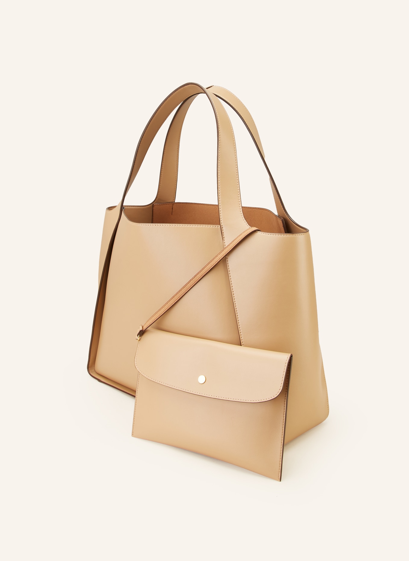 STELLA McCARTNEY Hobo bag with pouch, Color: BEIGE (Image 2)