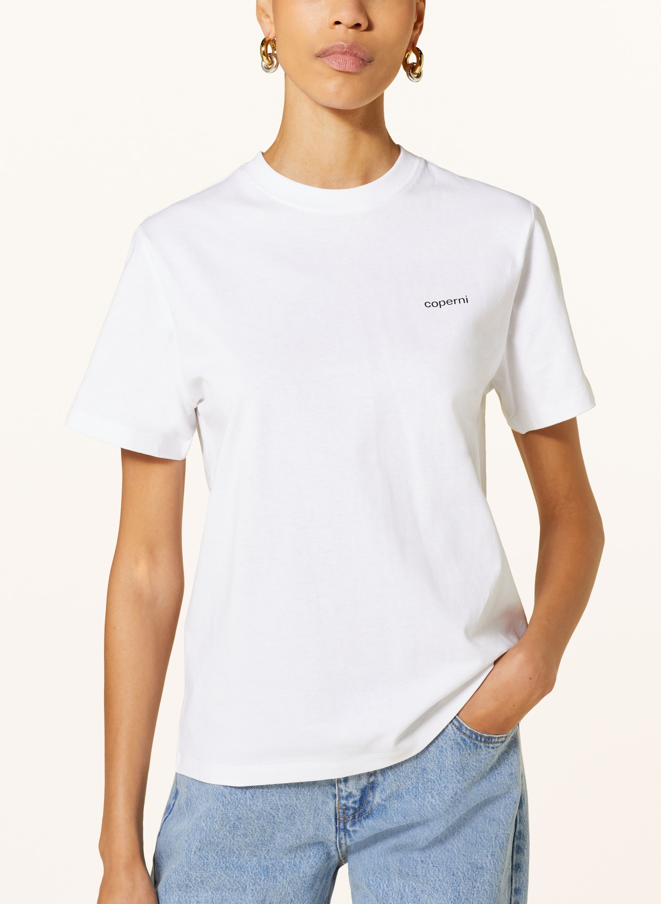 coperni T-shirt, Color: WHITE (Image 4)