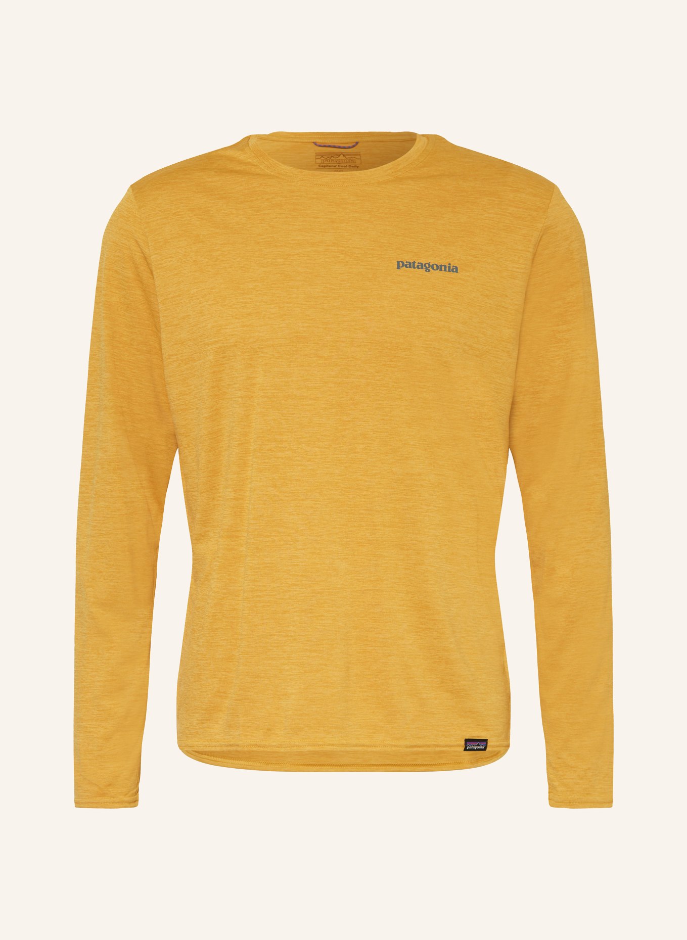 patagonia Long sleeve shirt CAPILENE® COOL, Color: DARK YELLOW (Image 1)