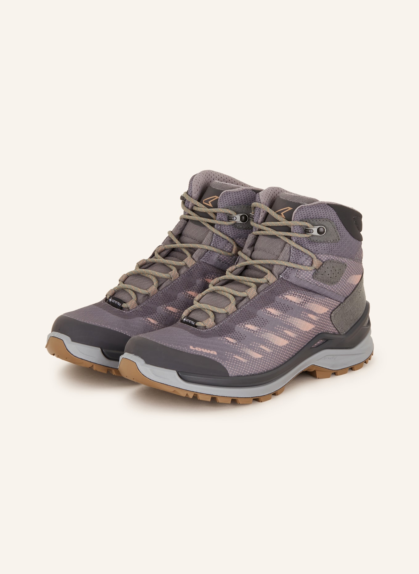 LOWA Trekking shoes FERROX GTX MID, Color: LIGHT GRAY/ ROSE (Image 1)