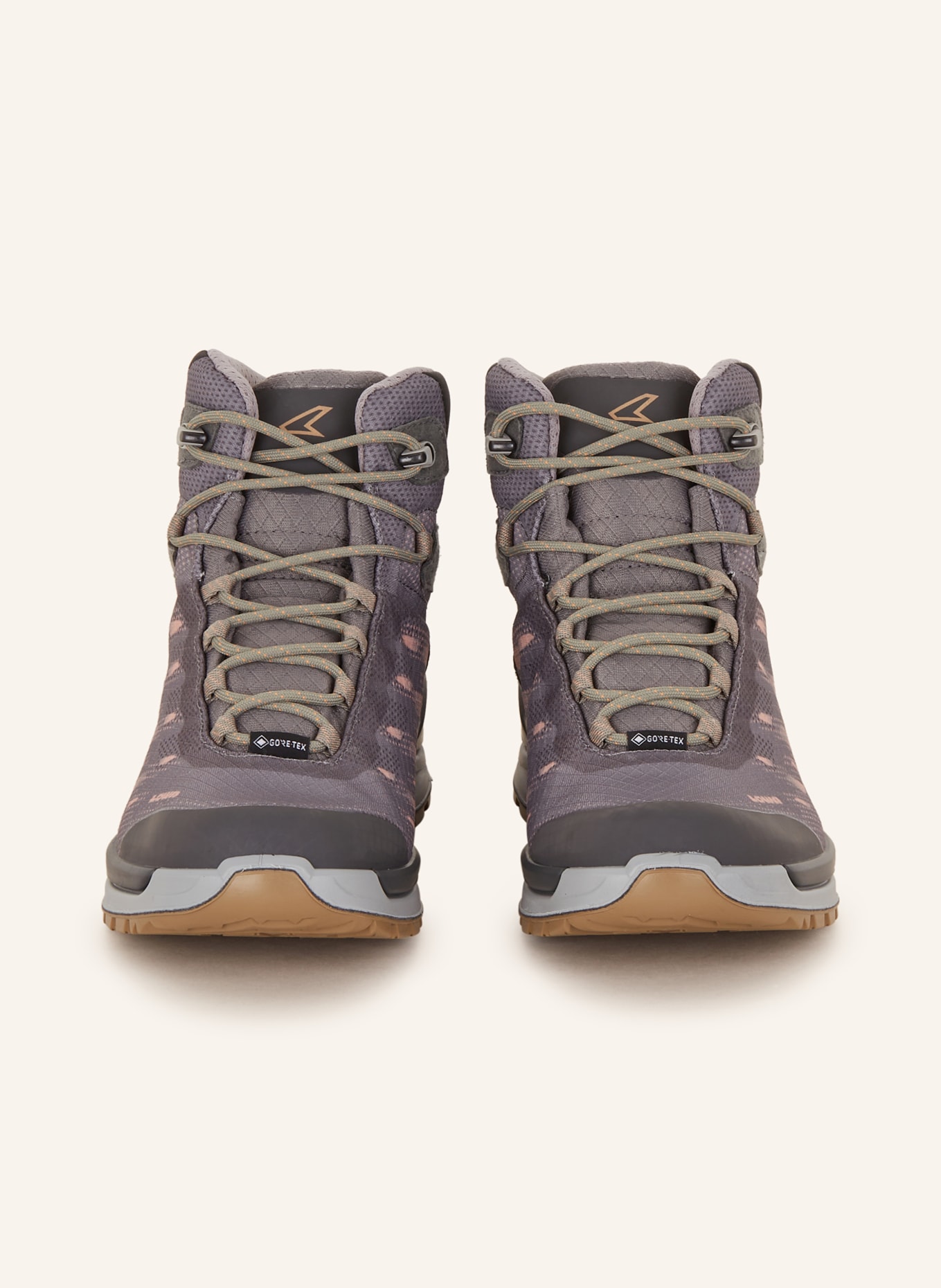 LOWA Trekking shoes FERROX GTX MID, Color: LIGHT GRAY/ ROSE (Image 3)