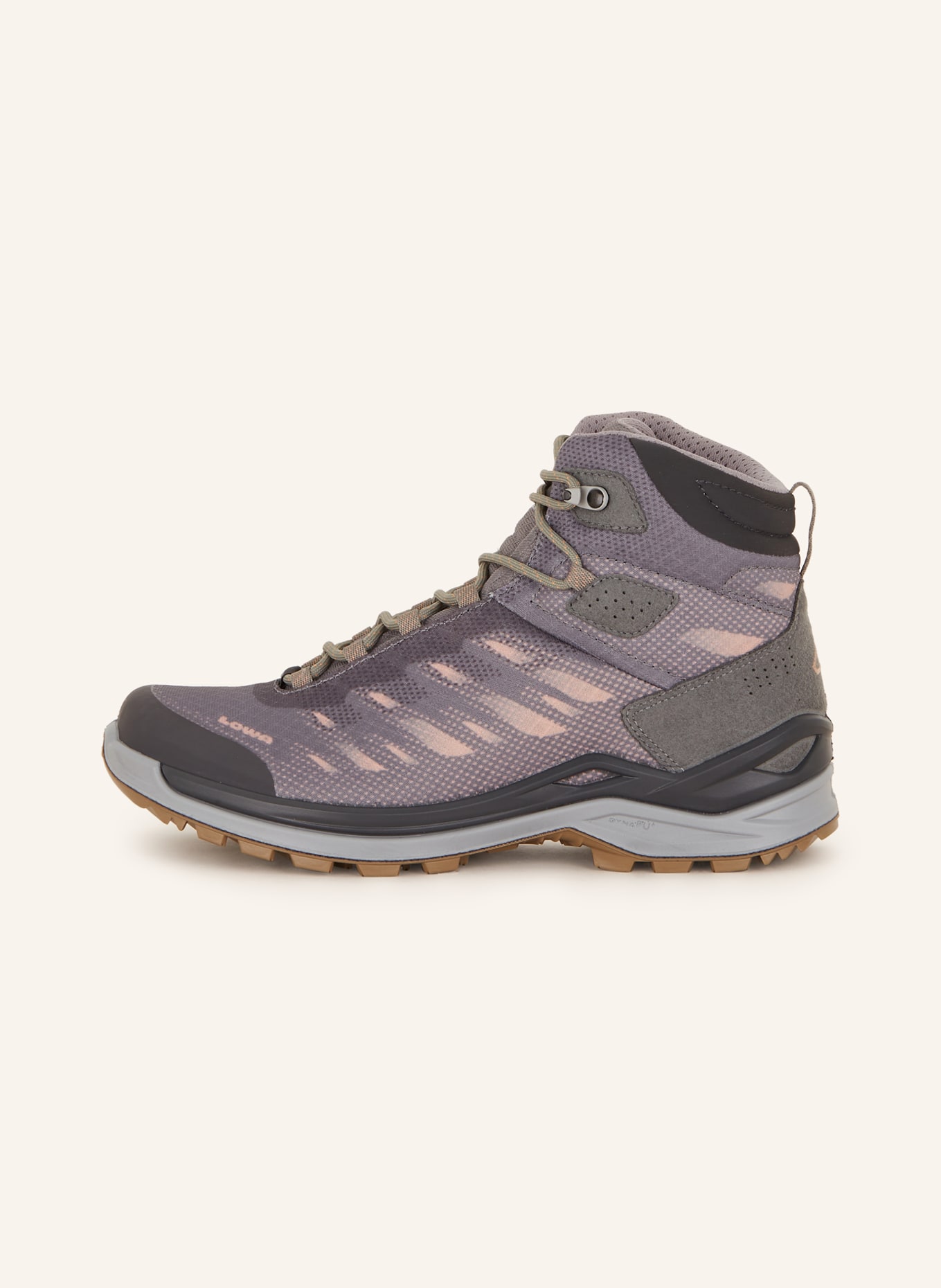 LOWA Wanderschuhe FERROX GTX MID: HELLGRAU / ROSÉ