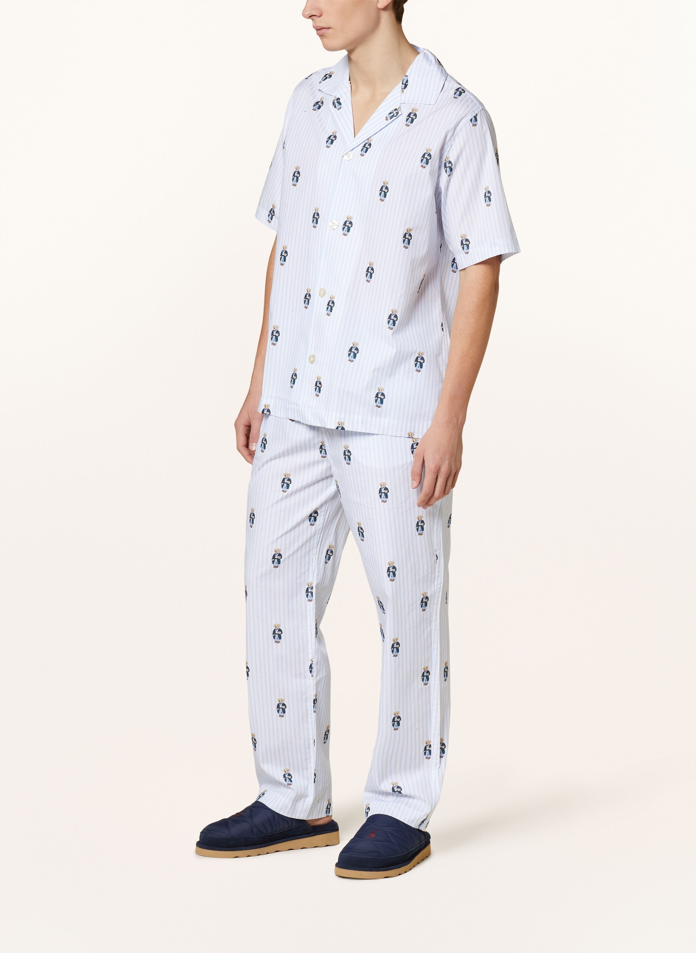 POLO RALPH LAUREN Pajama pants, Color: WHITE/ LIGHT BLUE (Image 2)