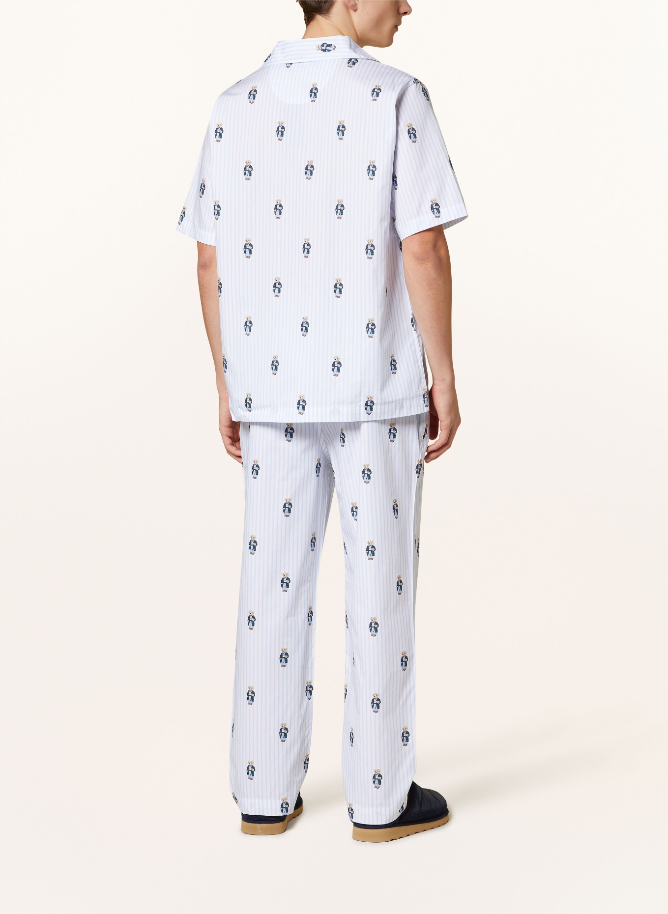POLO RALPH LAUREN Pajama pants, Color: WHITE/ LIGHT BLUE (Image 3)