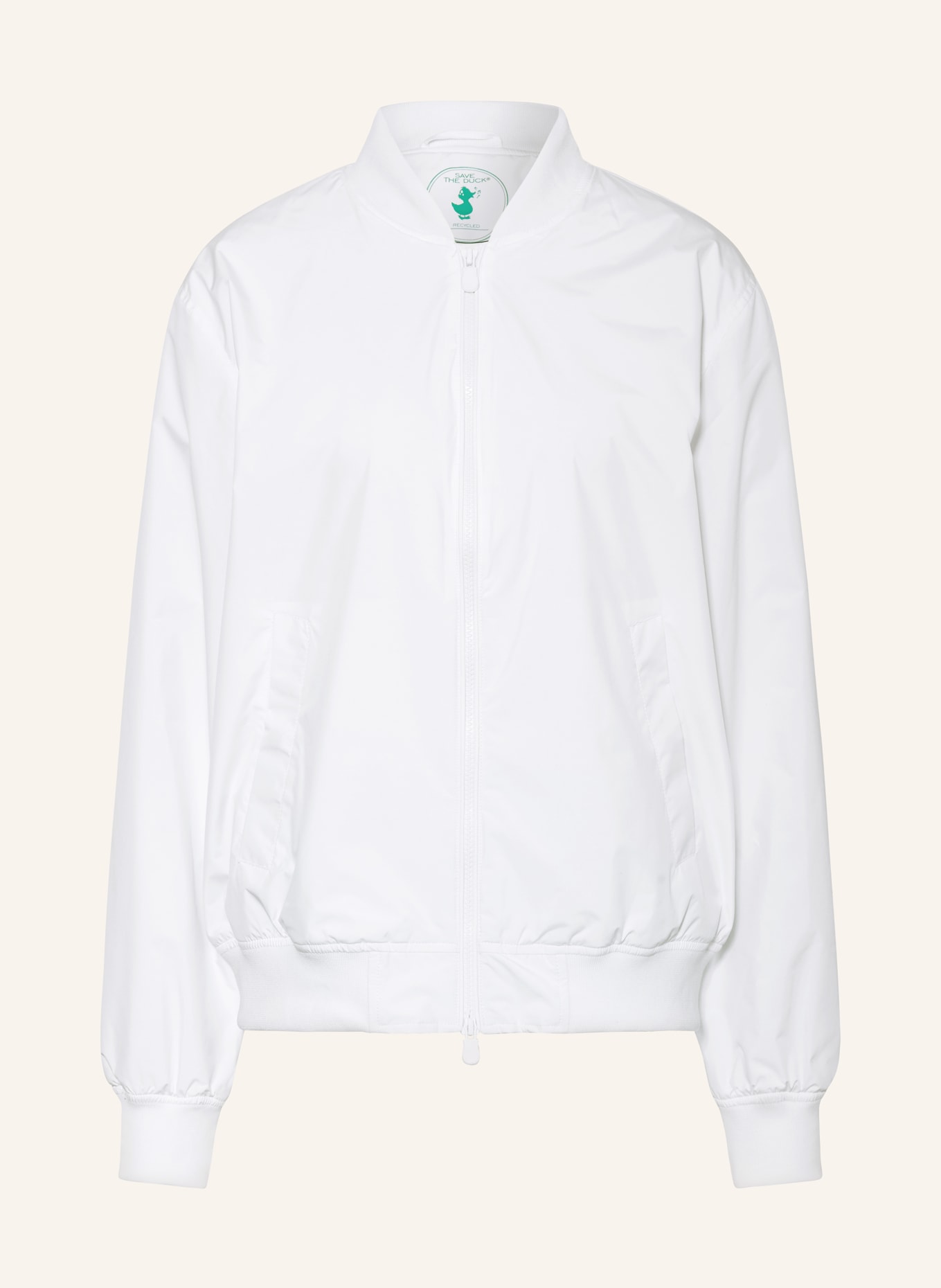 SAVE THE DUCK Bomber jacket OLEN, Color: WHITE (Image 1)