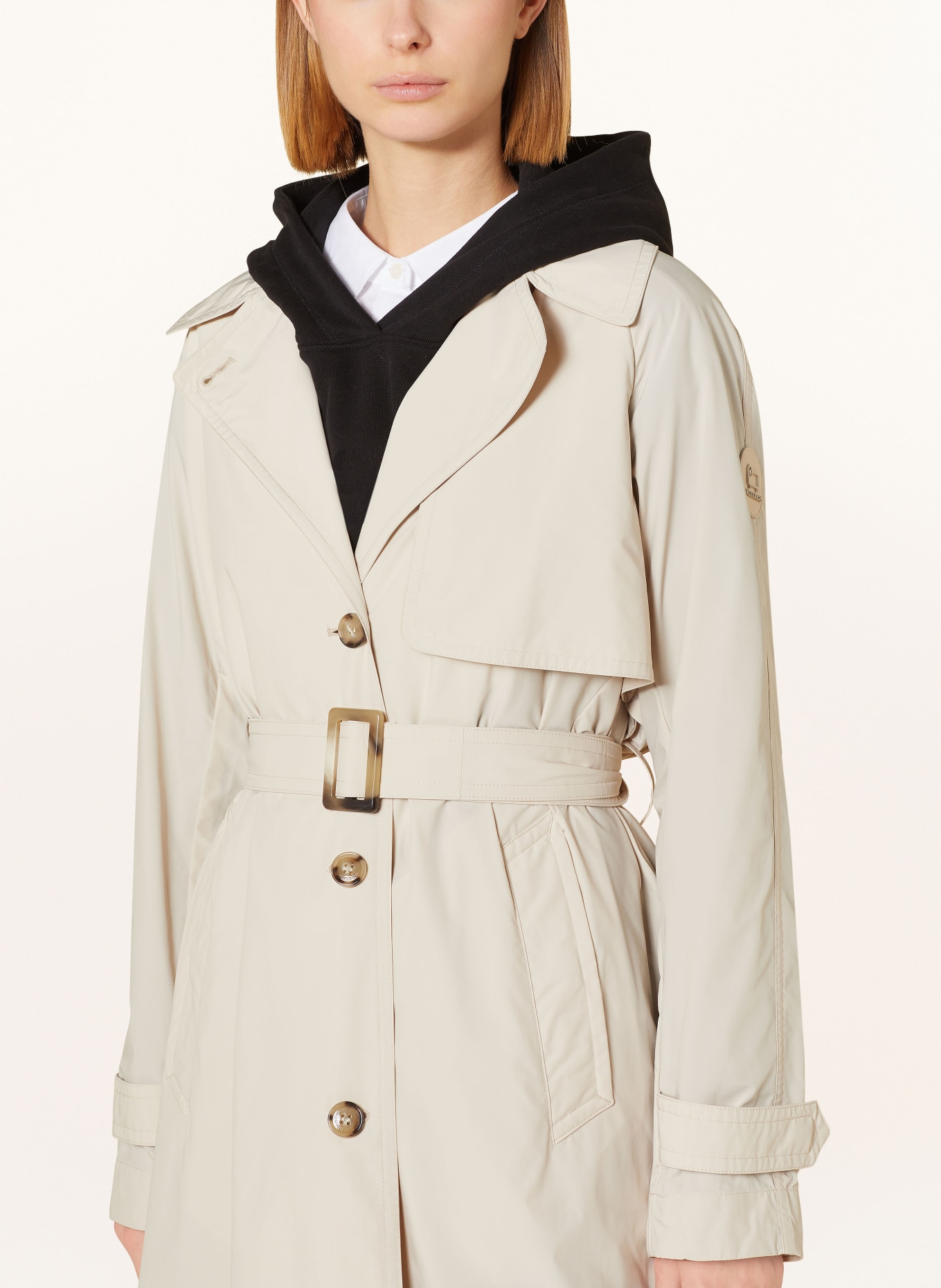 WOOLRICH Trench coat, Color: BEIGE (Image 4)