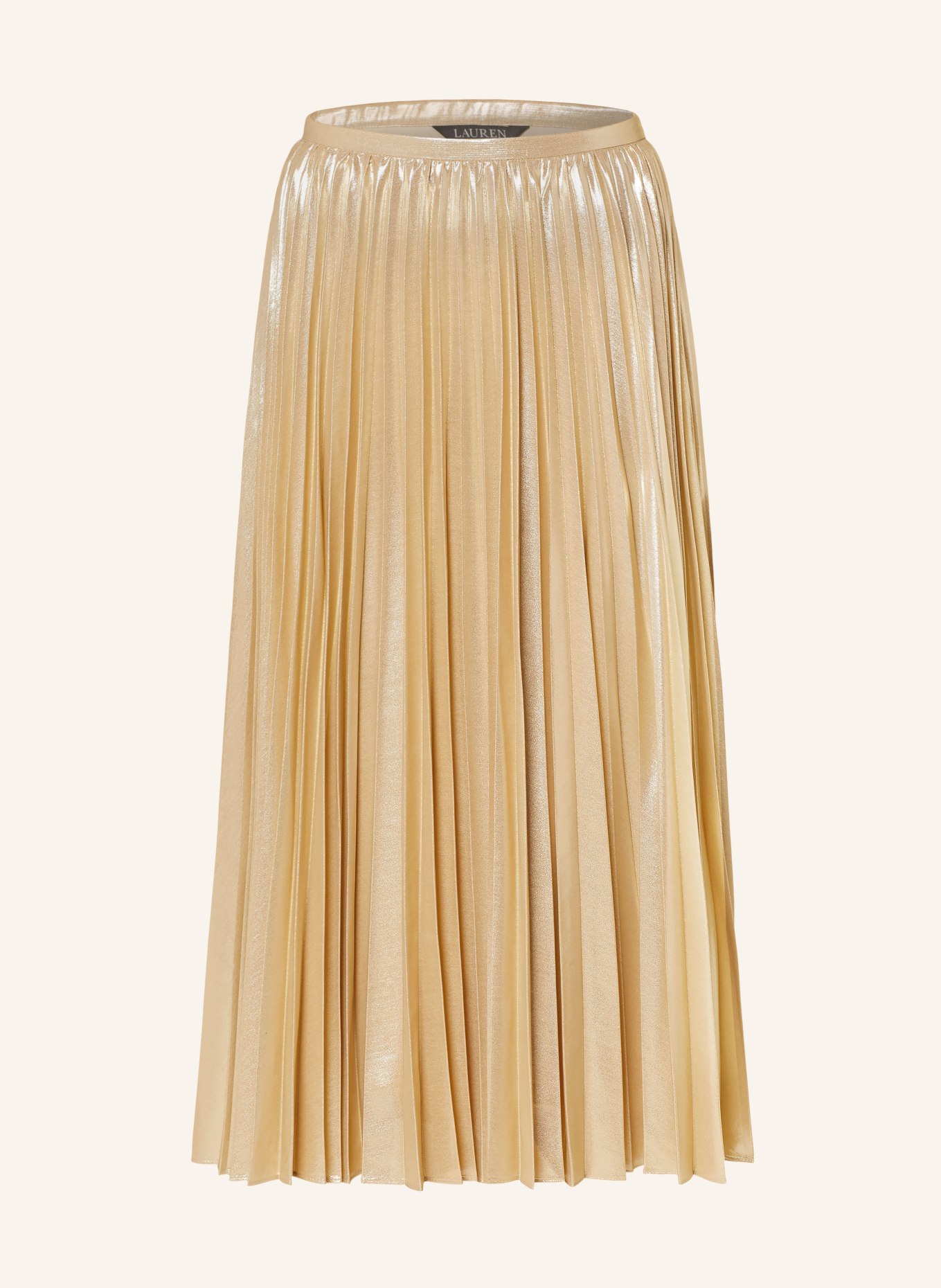 LAUREN RALPH LAUREN Pleated skirt, Color: GOLD (Image 1)