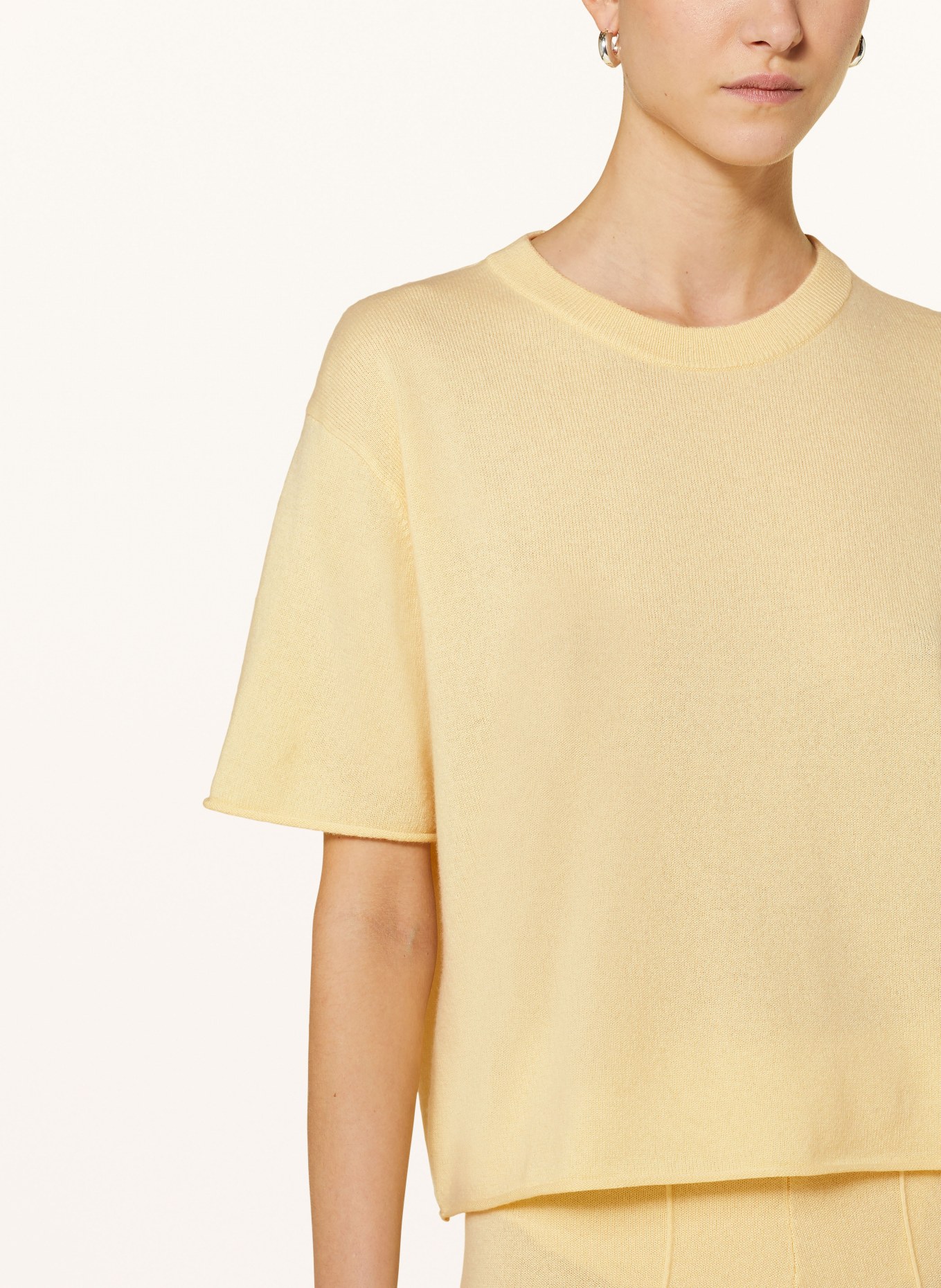 LISA YANG Strickshirt CILA aus Cashmere, Farbe: GELB (Bild 4)
