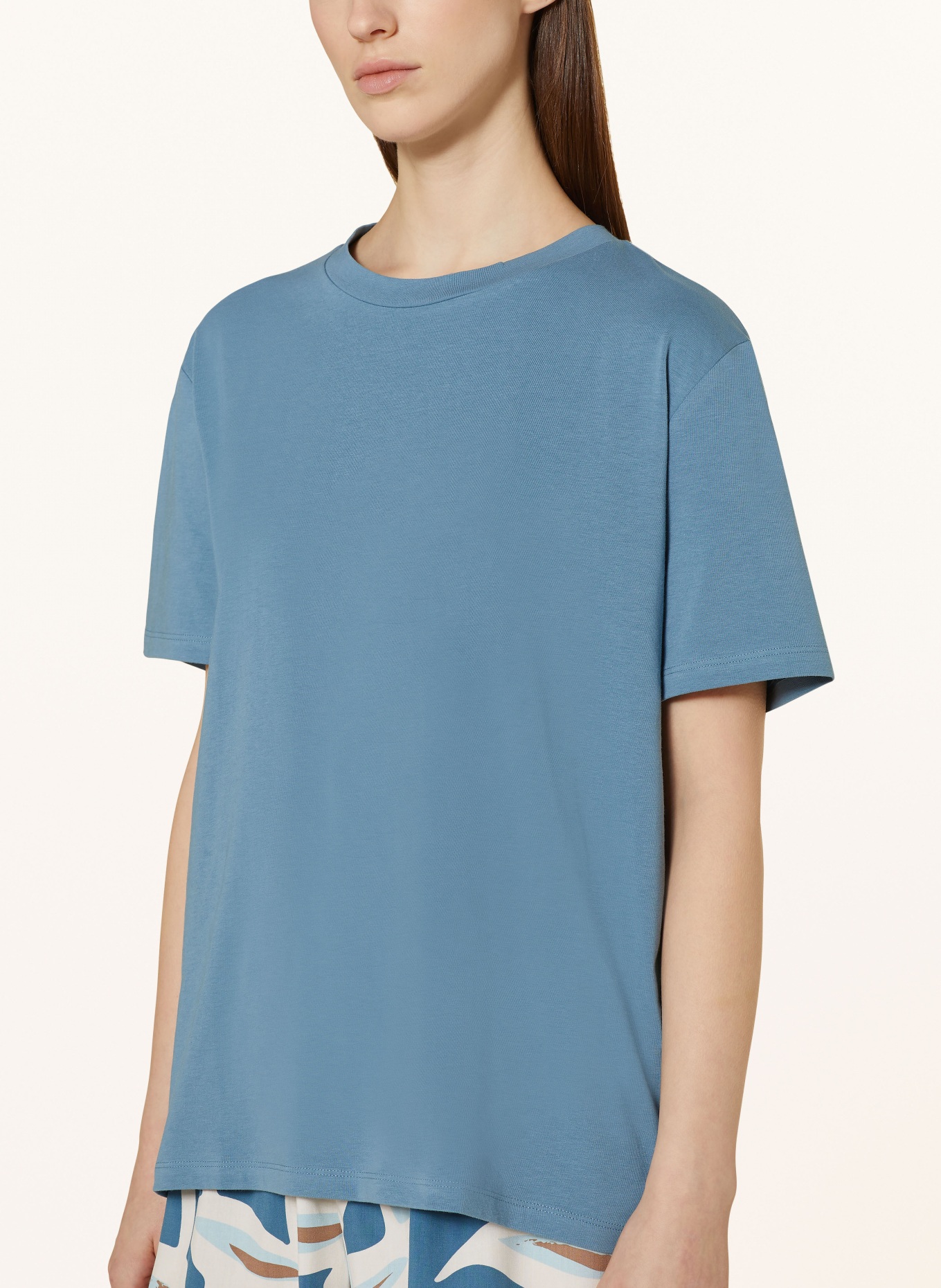 SCHIESSER Pajama shirt MIX+RELAX, Color: BLUE GRAY (Image 4)