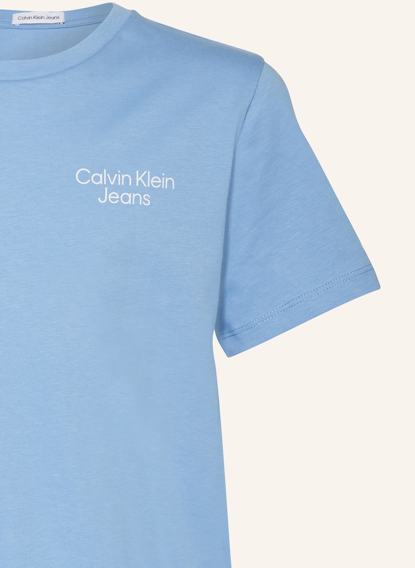 Calvin Klein T-Shirt, Farbe: HELLBLAU (Bild 3)