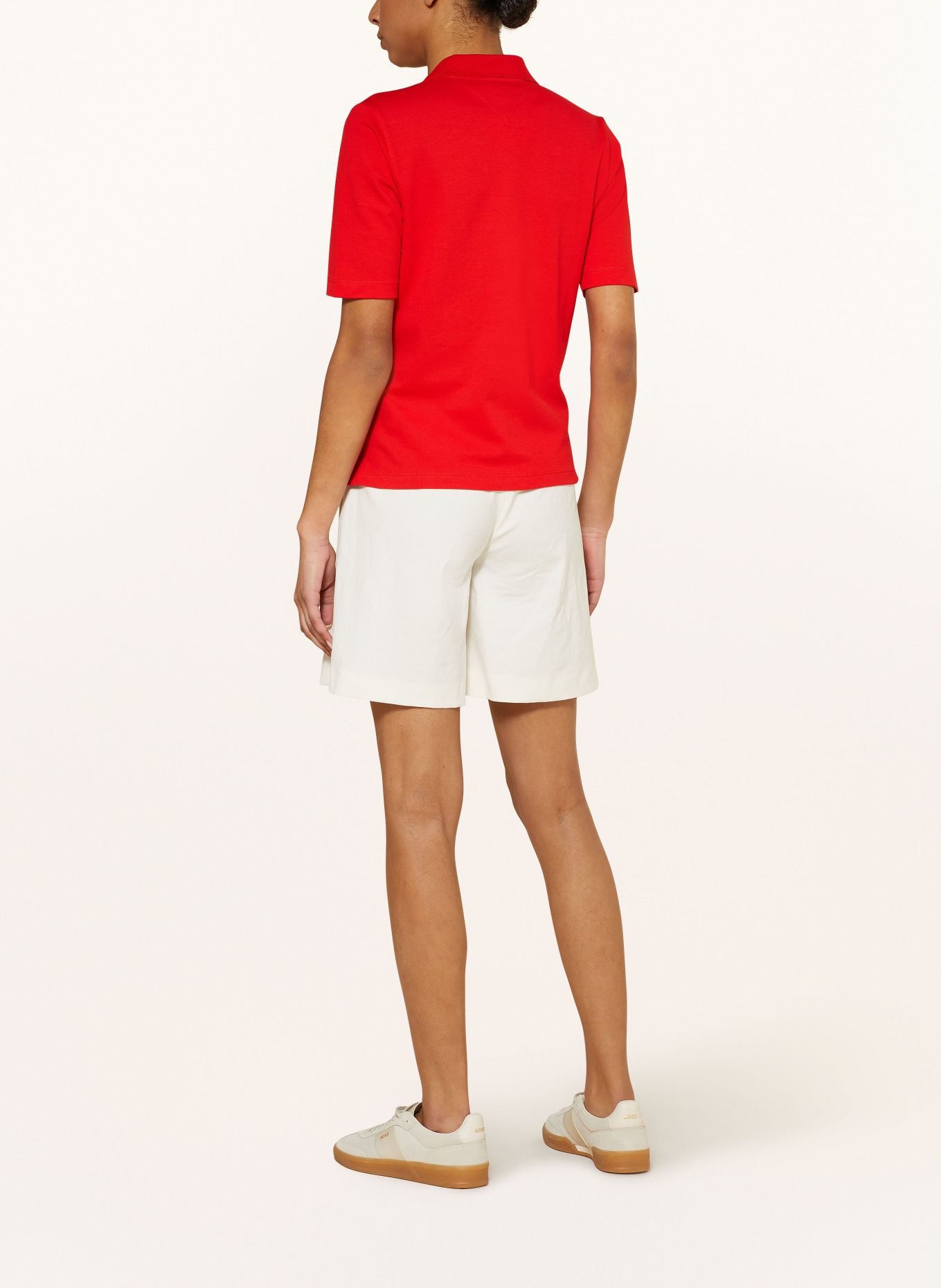 TOMMY HILFIGER Piqué polo shirt, Color: RED (Image 3)