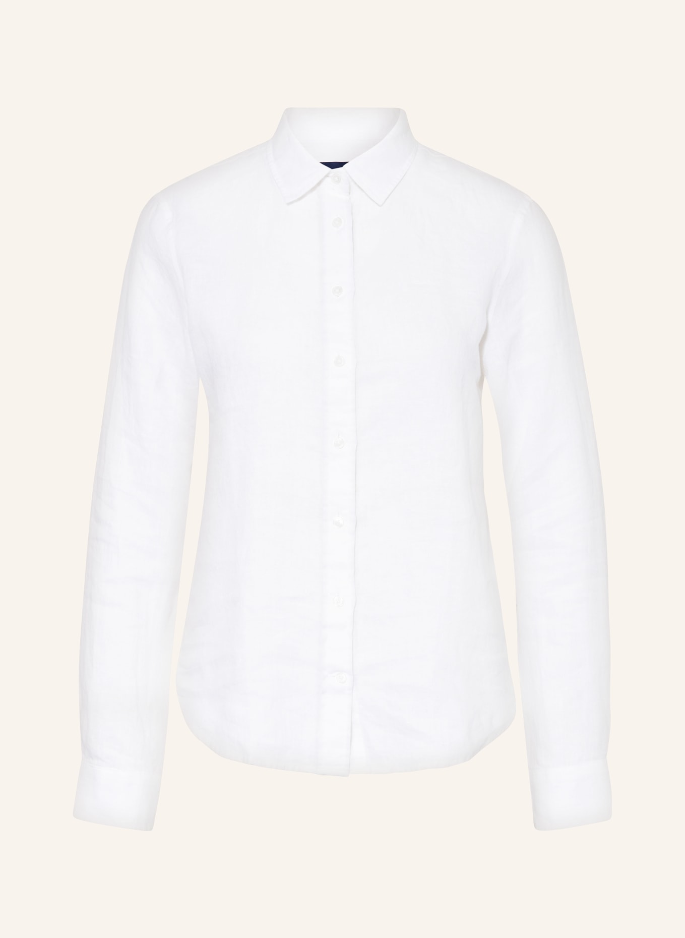 GANT Shirt blouse made of linen, Color: WHITE (Image 1)