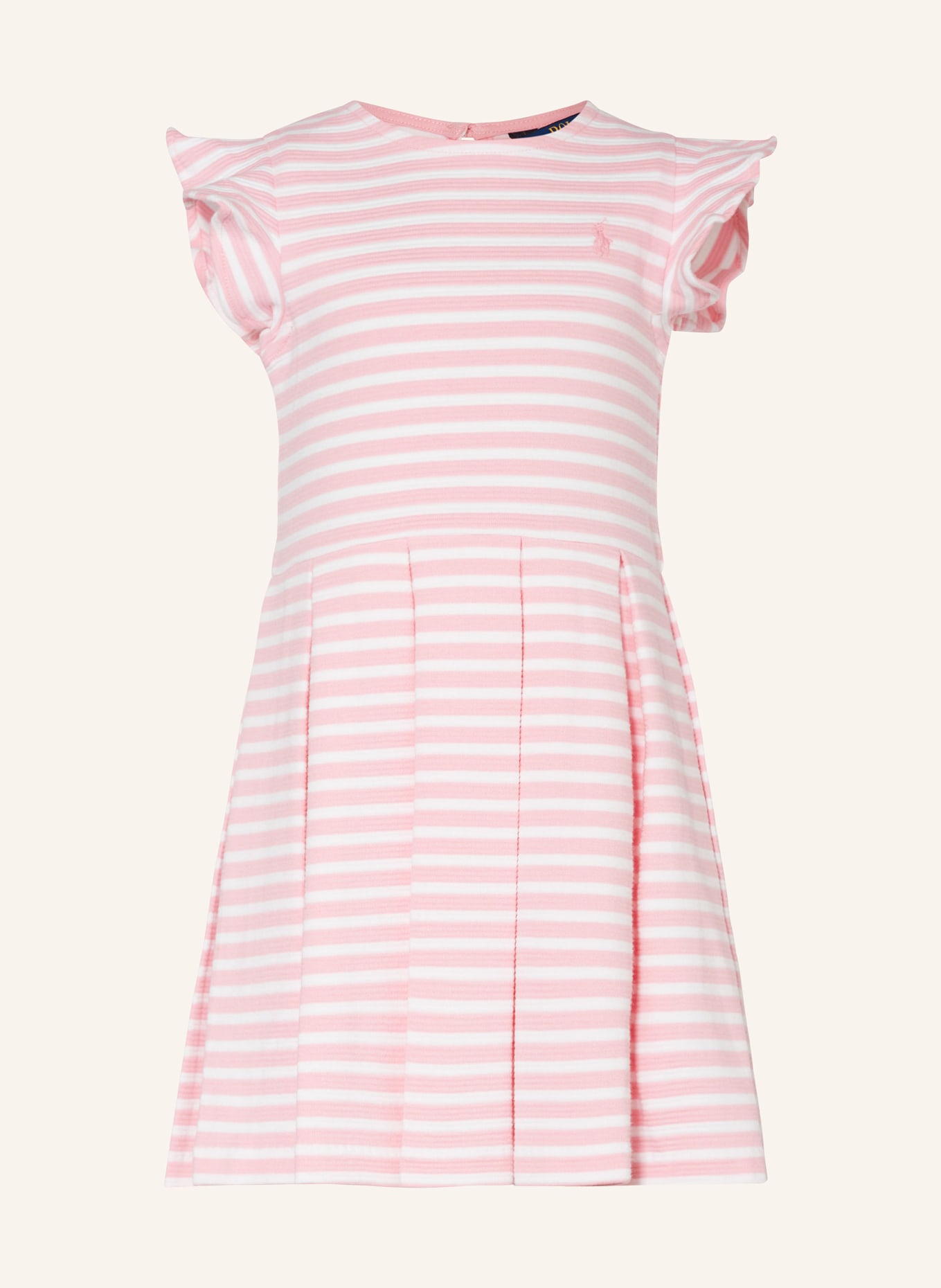 POLO RALPH LAUREN Kleid, Farbe: WEISS/ ROSA (Bild 1)