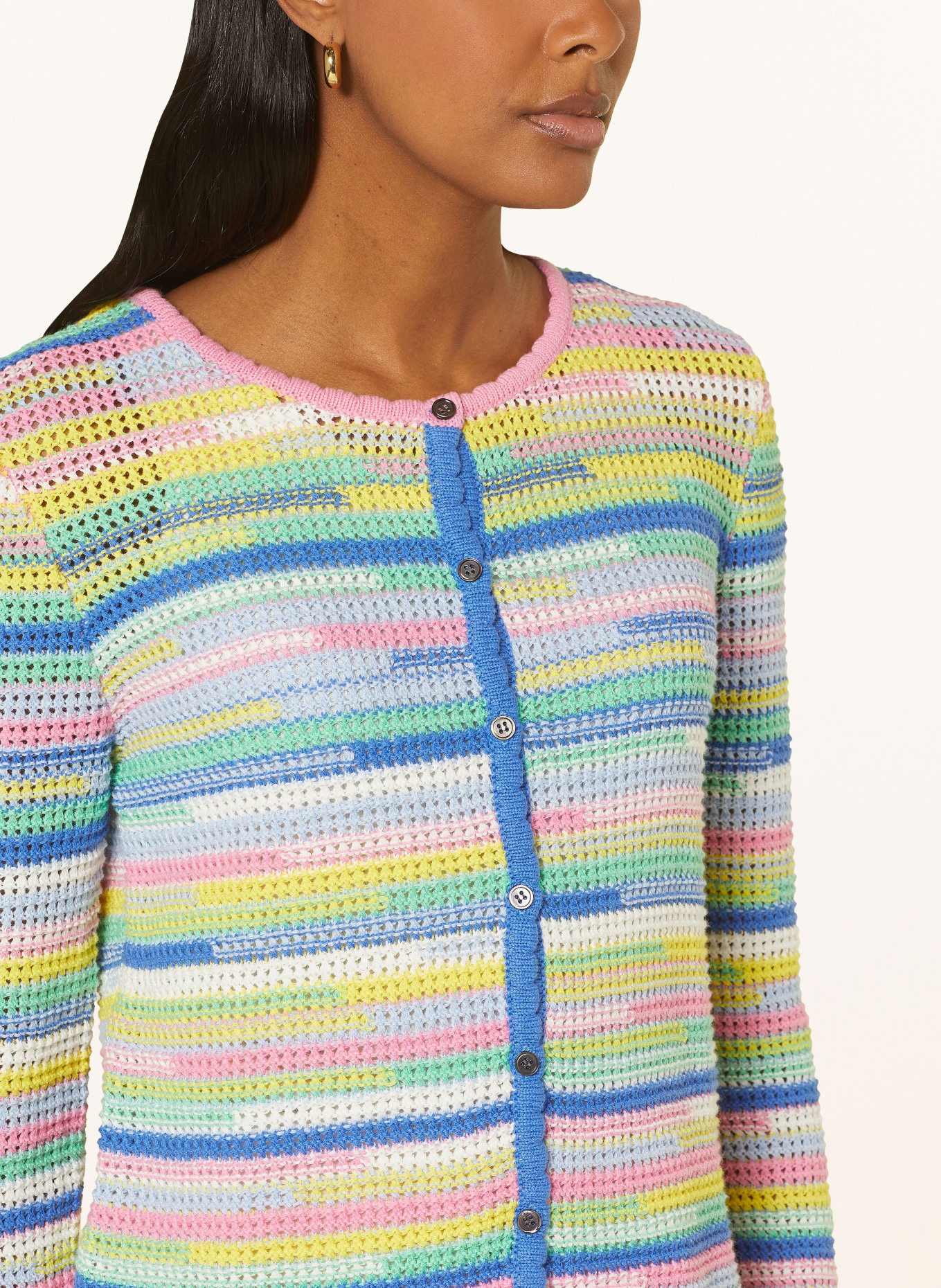 lilienfels Cardigan , Color: BLUE/ GREEN/ YELLOW (Image 4)