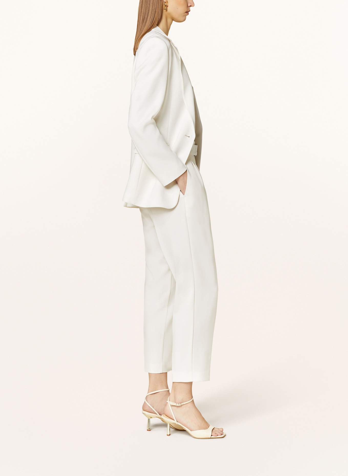 BOSS 7/8 pants TAPIAH, Color: WHITE (Image 4)