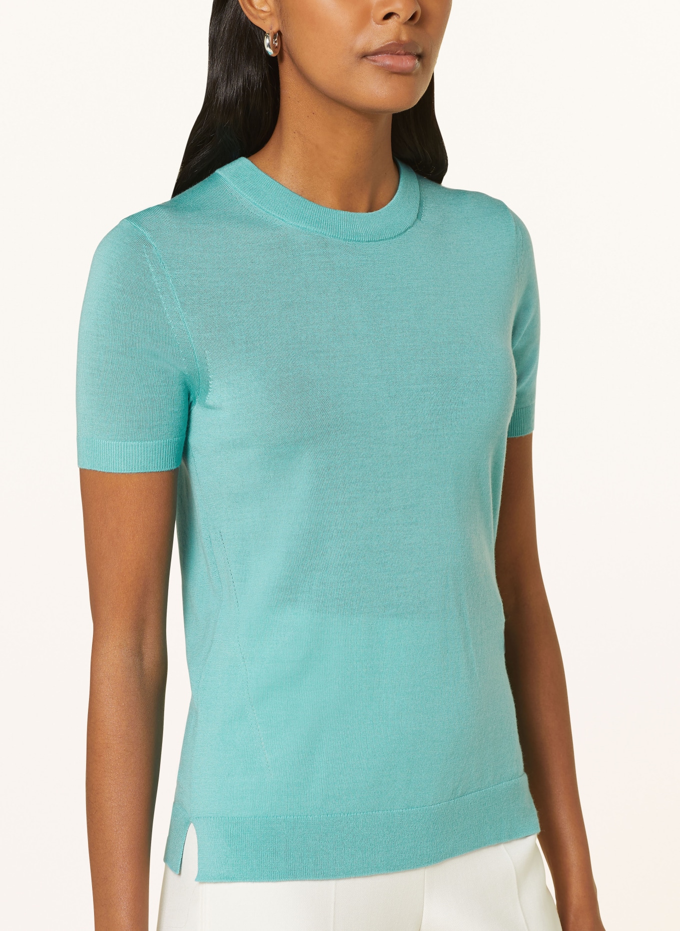 BOSS Strickshirt FALYSSIASI, Farbe: HELLBLAU (Bild 4)