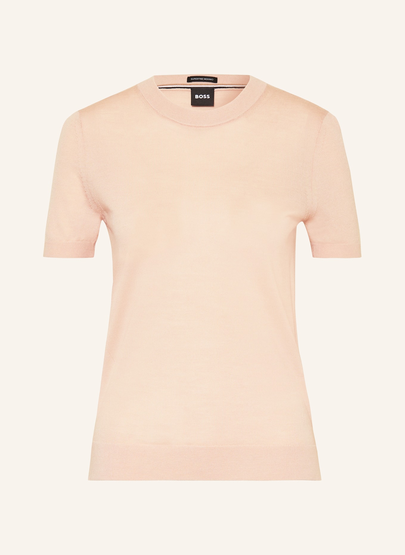 BOSS Strickshirt FALYSSIASI, Farbe: NUDE (Bild 1)