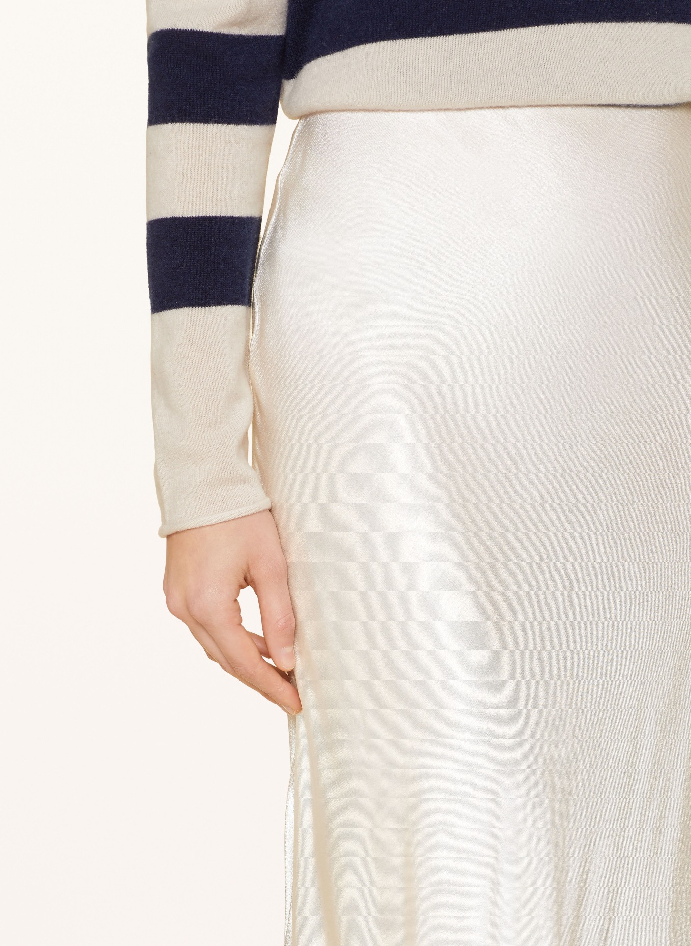 lilienfels Satin skirt, Color: ECRU (Image 4)