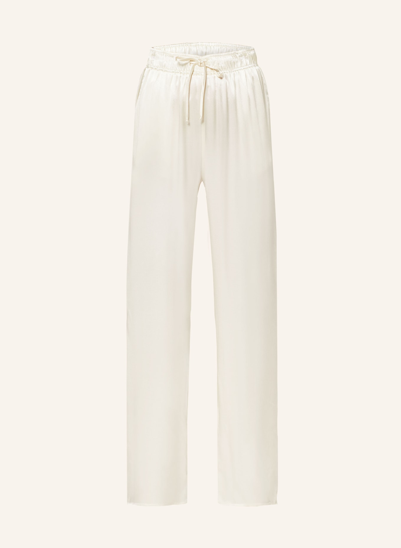 lilienfels Satin pants , Color: WHITE (Image 1)