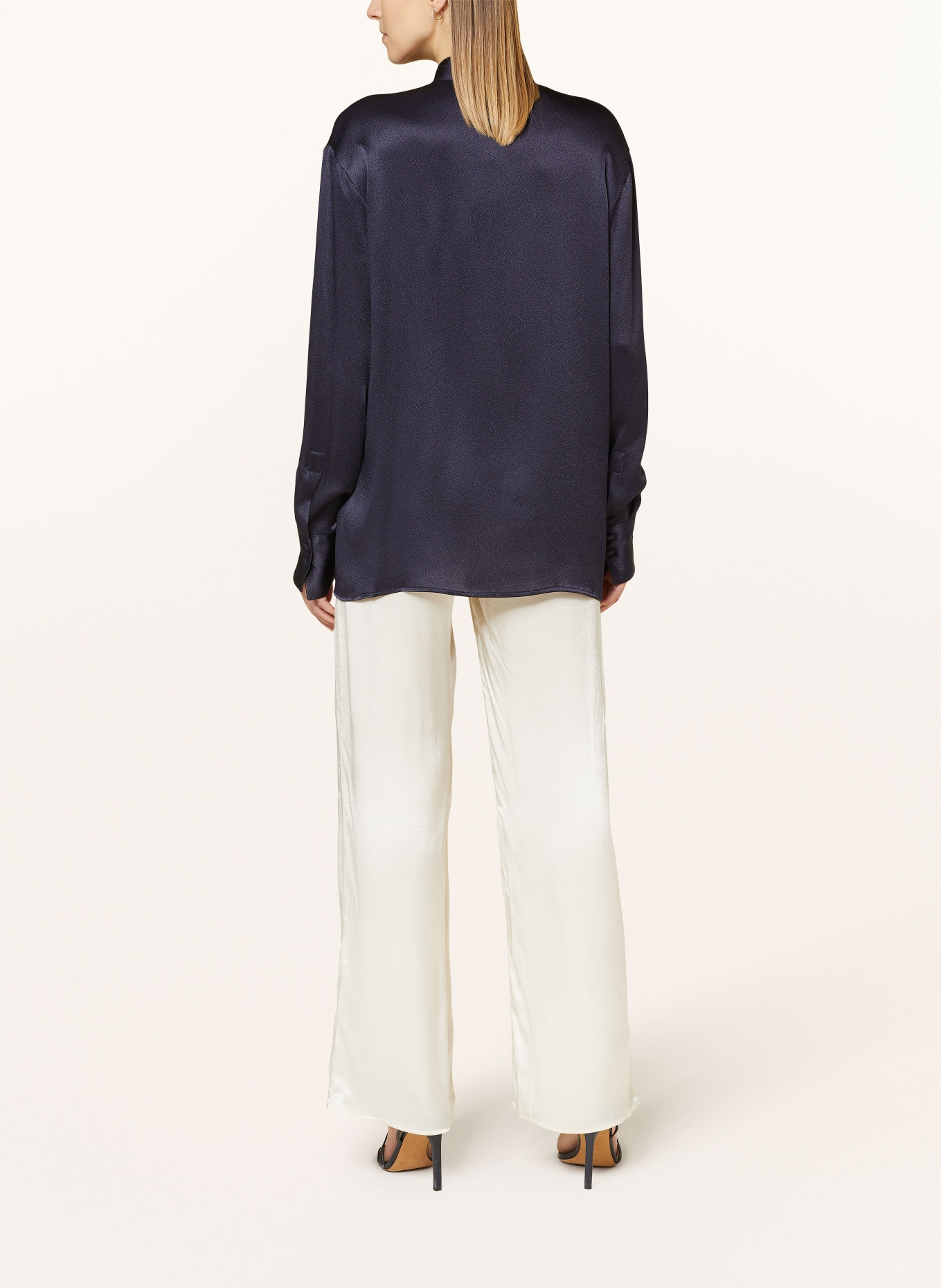 lilienfels Satin pants , Color: WHITE (Image 3)