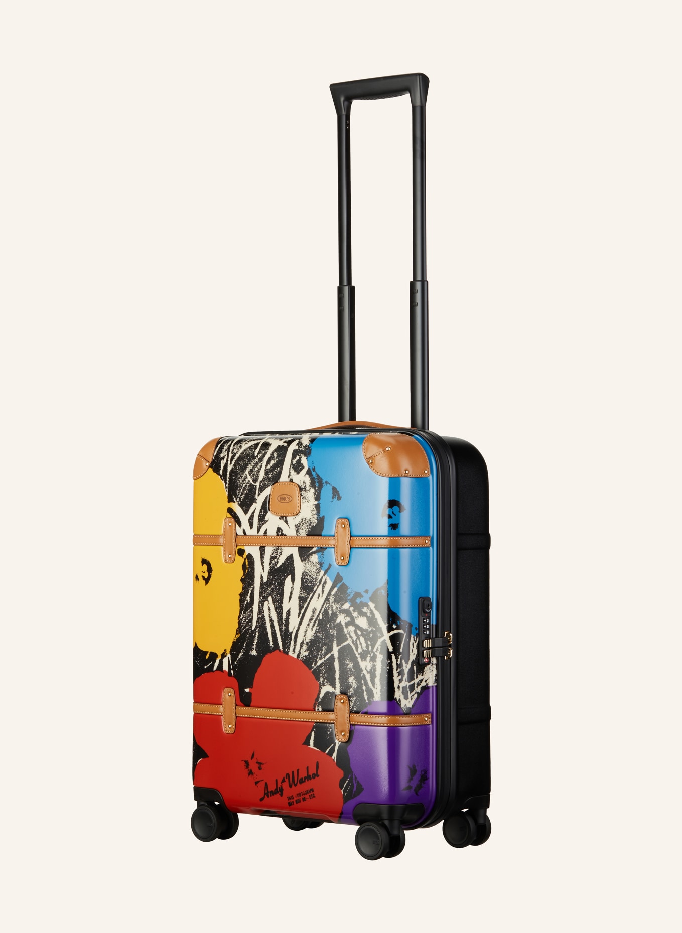BRIC'S Wheeled luggage ANDY WARHOL, Color: BLACK (Image 1)