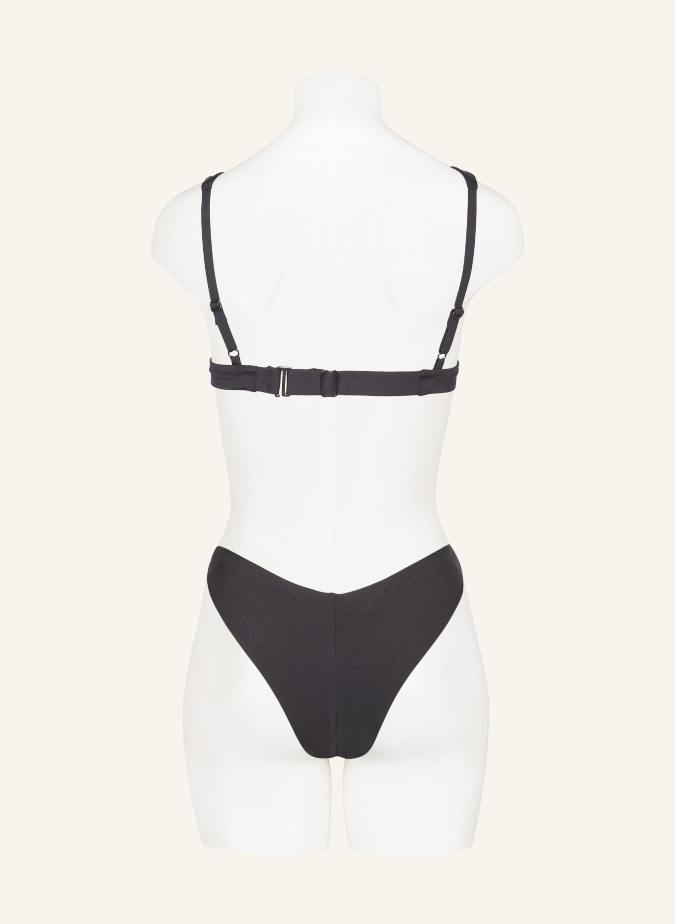 POLO RALPH LAUREN Bralette-Bikini-Top SIGNATURE SOLIDS, Farbe: SCHWARZ (Bild 3)