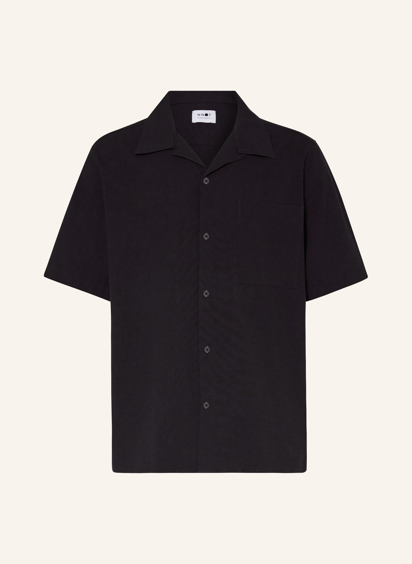 NN.07 Short sleeve shirt JULIO comfort fit , Color: BLACK (Image 1)