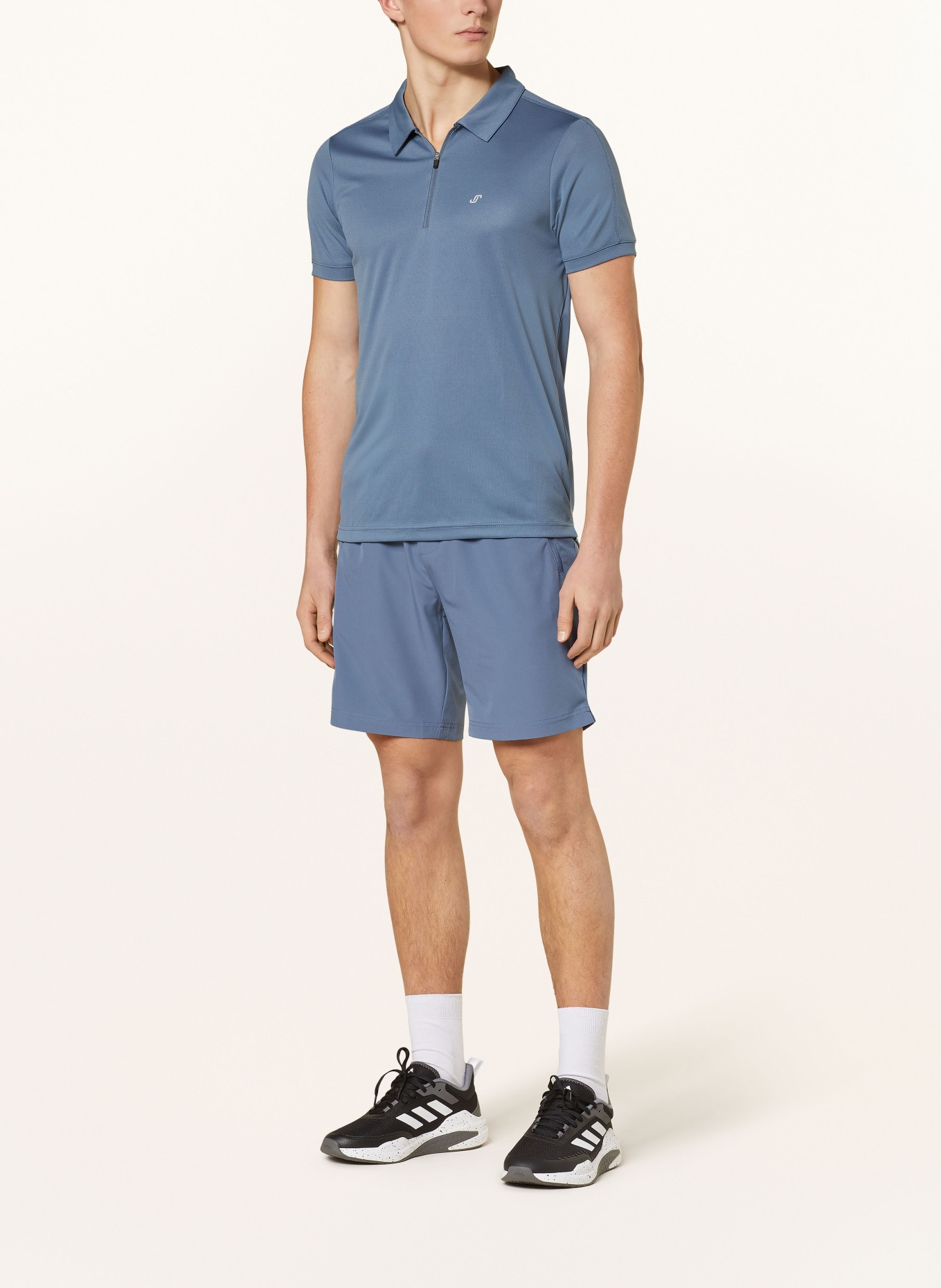 JOY sportswear Funktions-Poloshirt CLAAS: BLAUGRAU