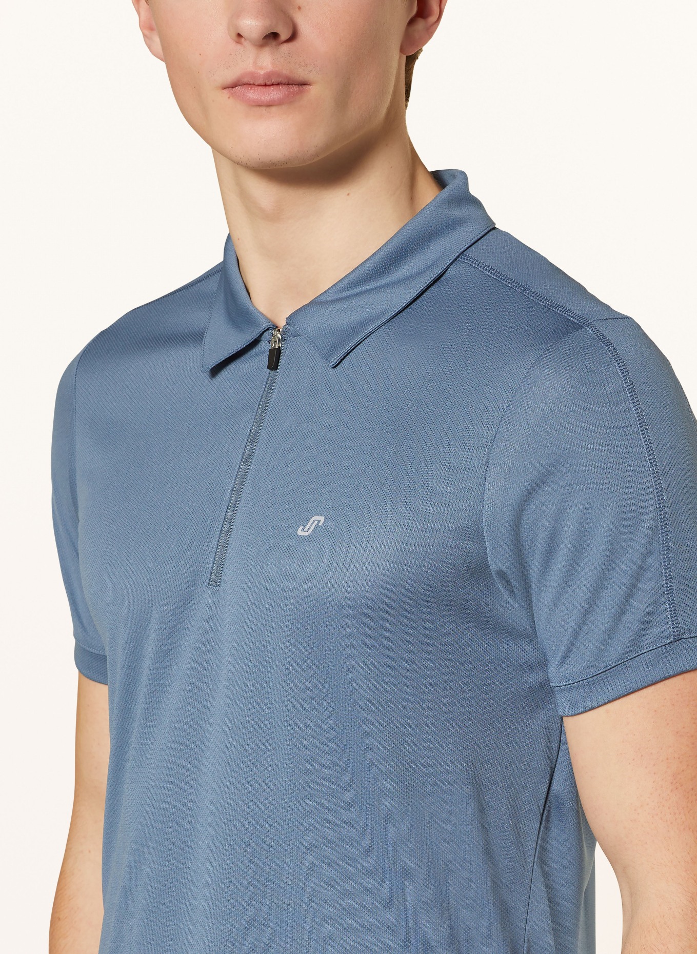 JOY sportswear Functional polo shirt CLAAS, Color: BLUE GRAY (Image 4)