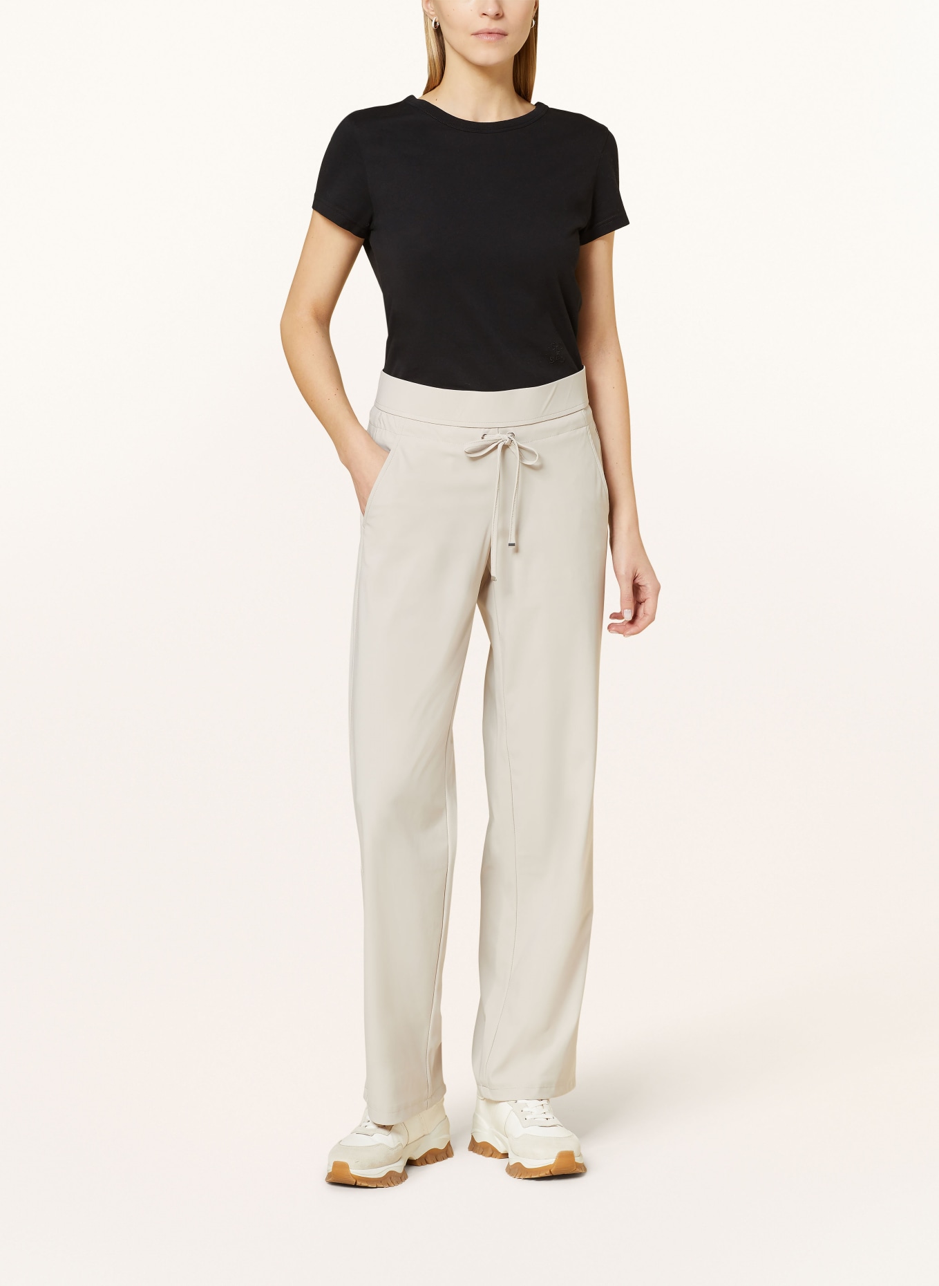 RAFFAELLO ROSSI Jerseyhose CANDICE im Jogging-Stil: HELLGRAU