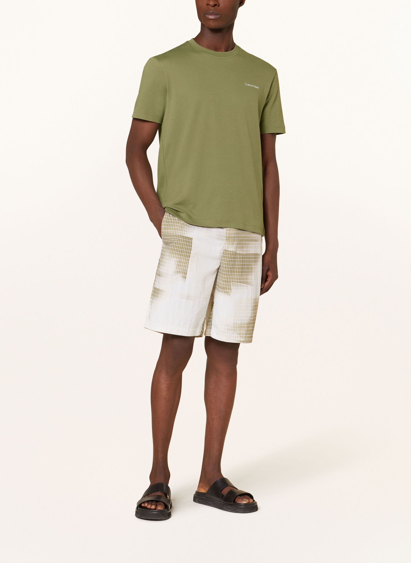 Calvin Klein T-shirt, Color: OLIVE (Image 2)