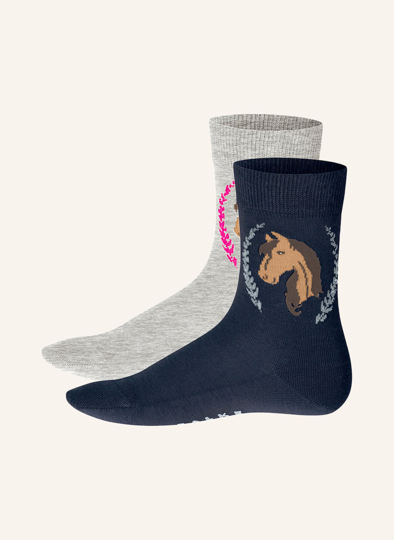 FALKE 2-pack socks HORSE, Color: 0010 SORTIMENT (Image 1)