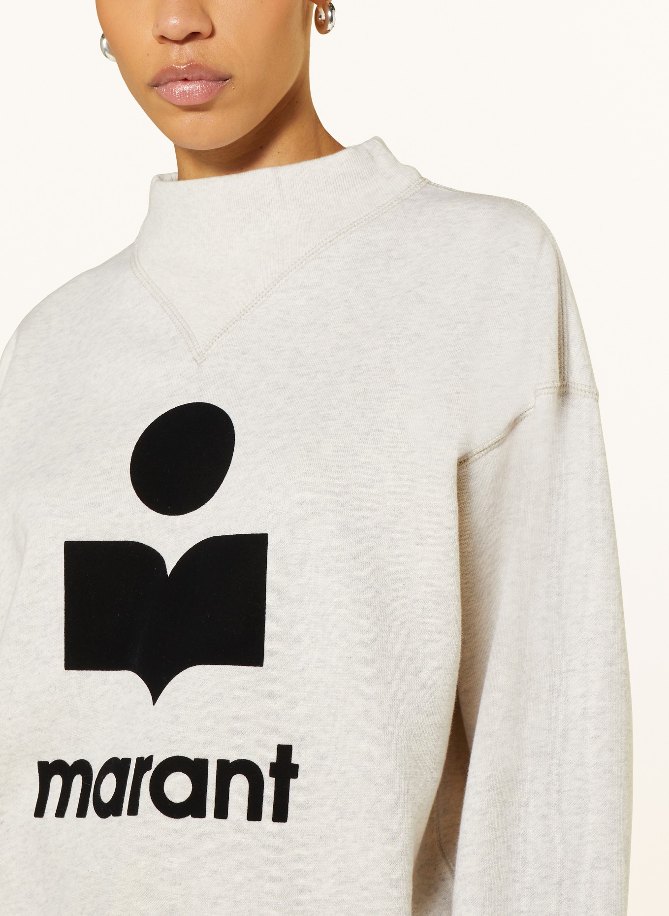 MARANT ÉTOILE Sweatshirt MOBY, Farbe: HELLGRAU (Bild 4)