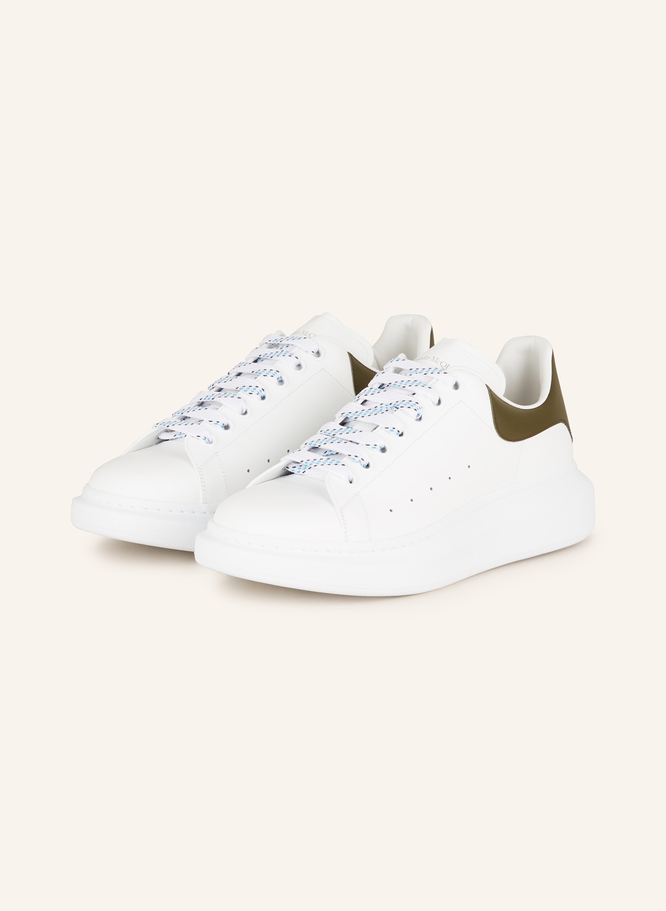 Alexander McQUEEN Sneakers, Color: WHITE/ KHAKI (Image 1)