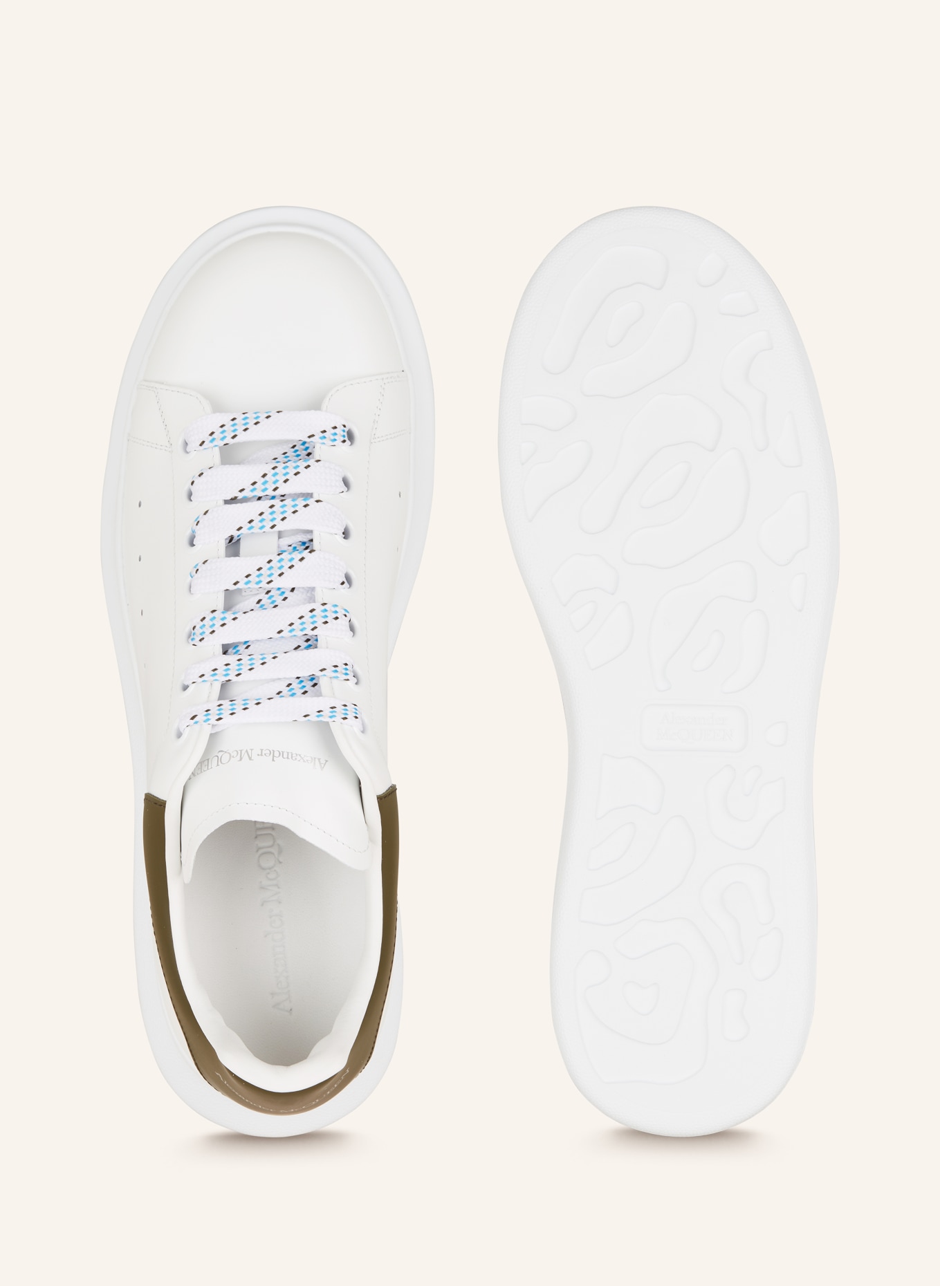 Alexander McQUEEN Sneakers, Color: WHITE/ KHAKI (Image 5)