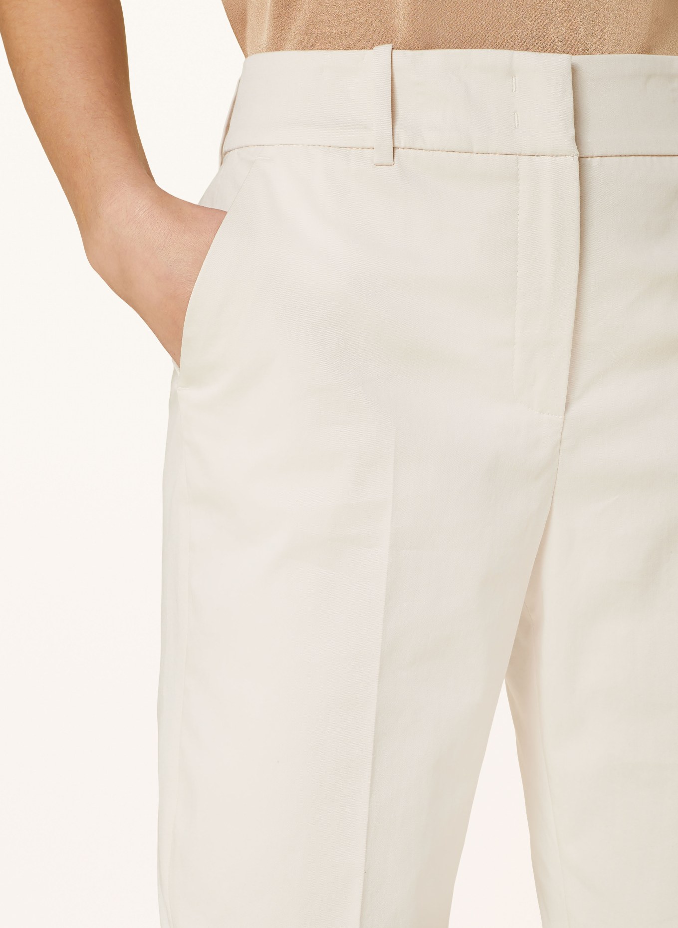 PESERICO EASY Pants, Color: CREAM (Image 5)