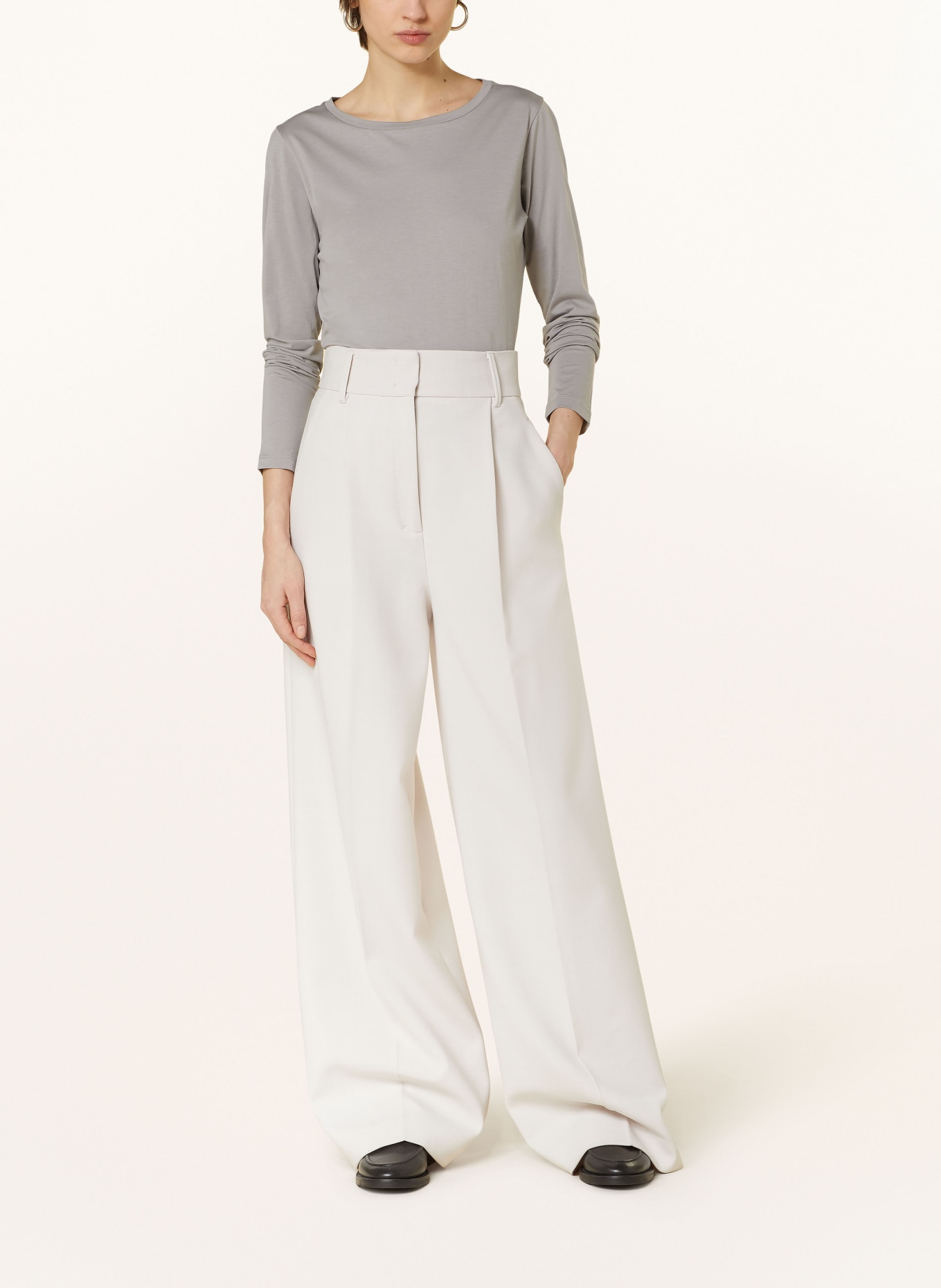 Stefan Brandt Longsleeve FANNY LA 50: HELLGRAU