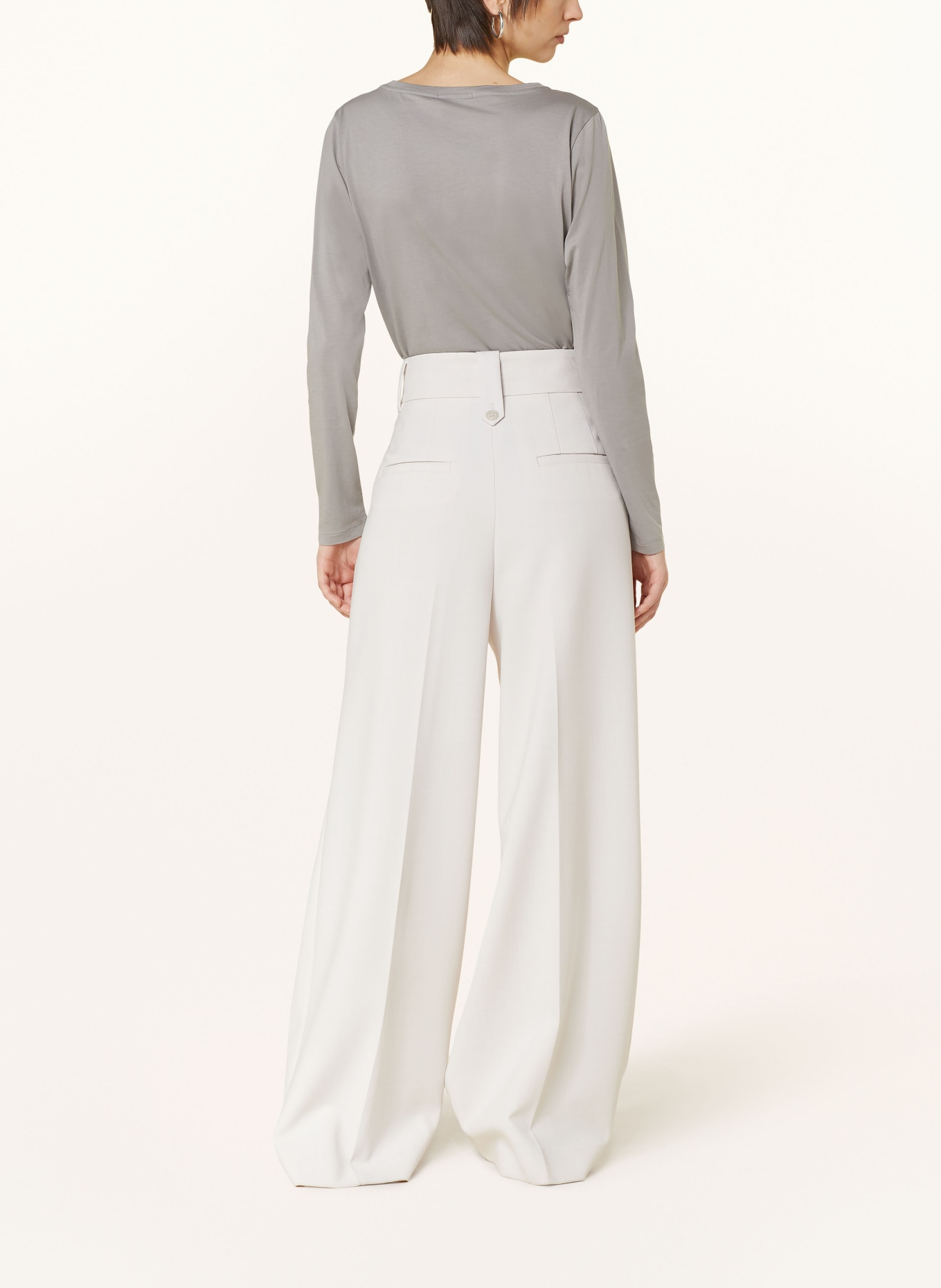 Stefan Brandt Longsleeve FANNY LA 50: HELLGRAU