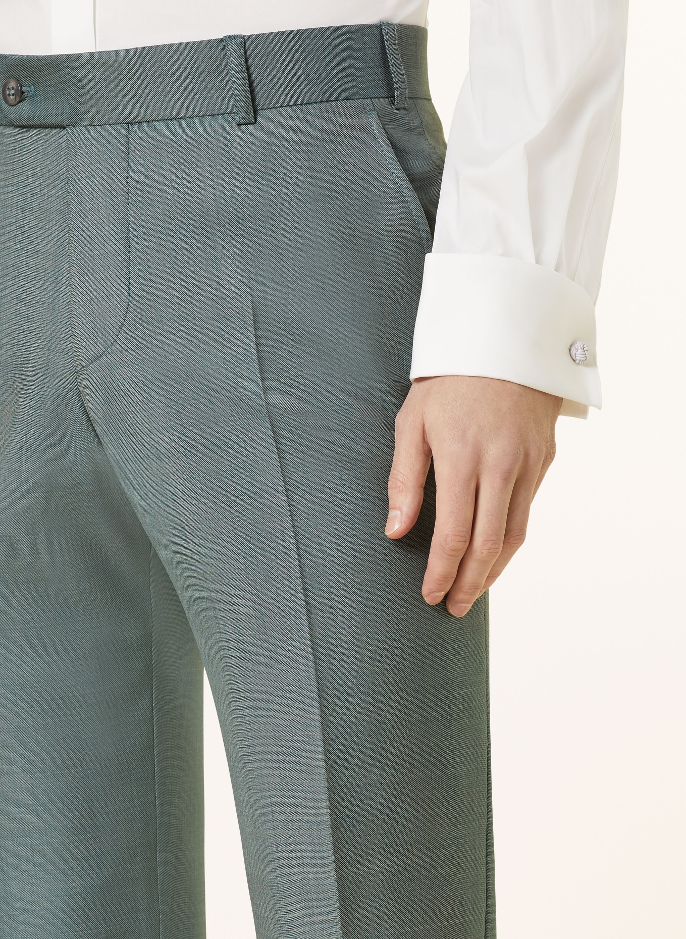 WILVORST Suit trousers extra slim fit, Color: 044 GRÜN (Image 6)