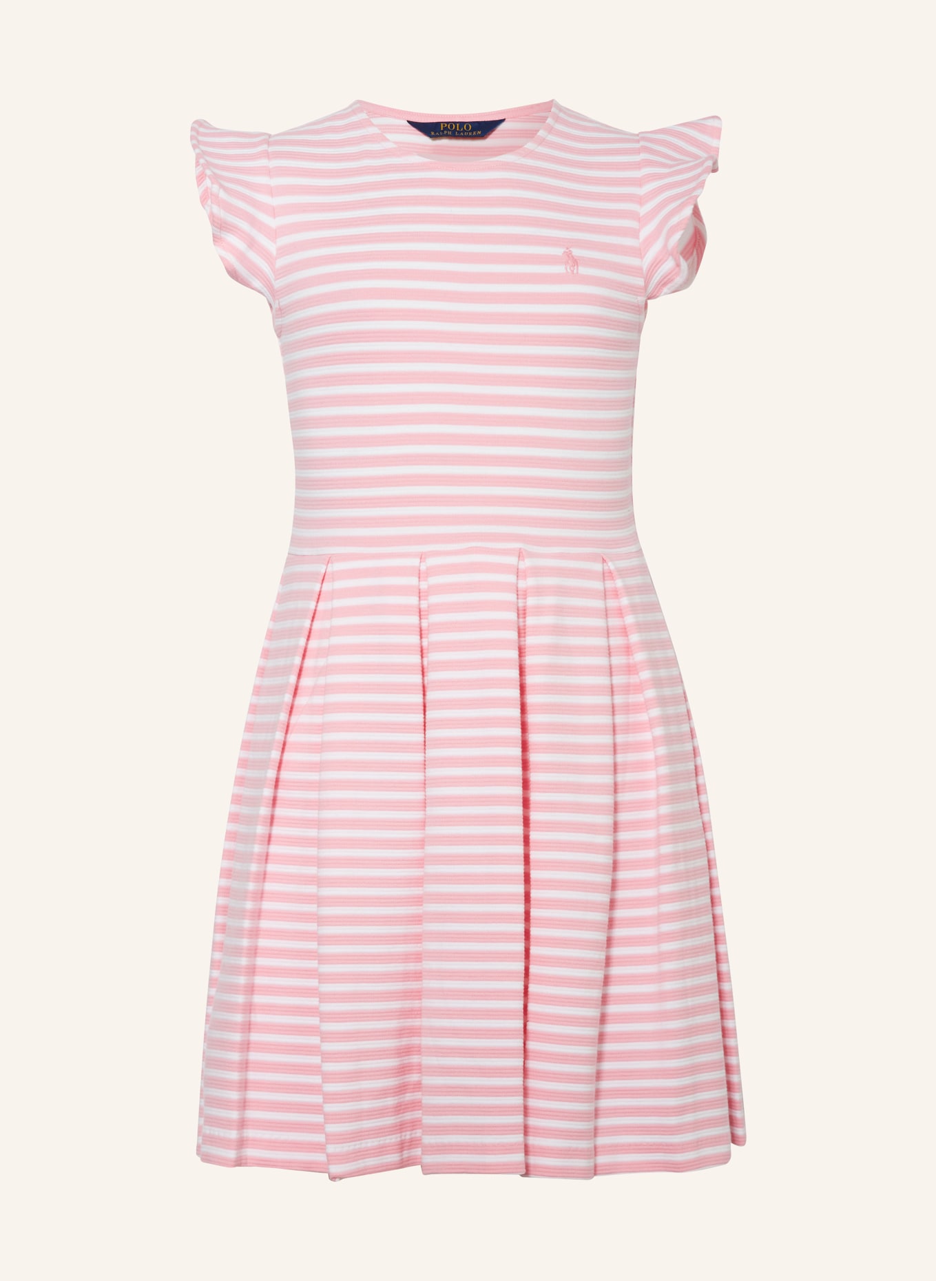 POLO RALPH LAUREN Kleid, Farbe: WEISS/ ROSA (Bild 1)