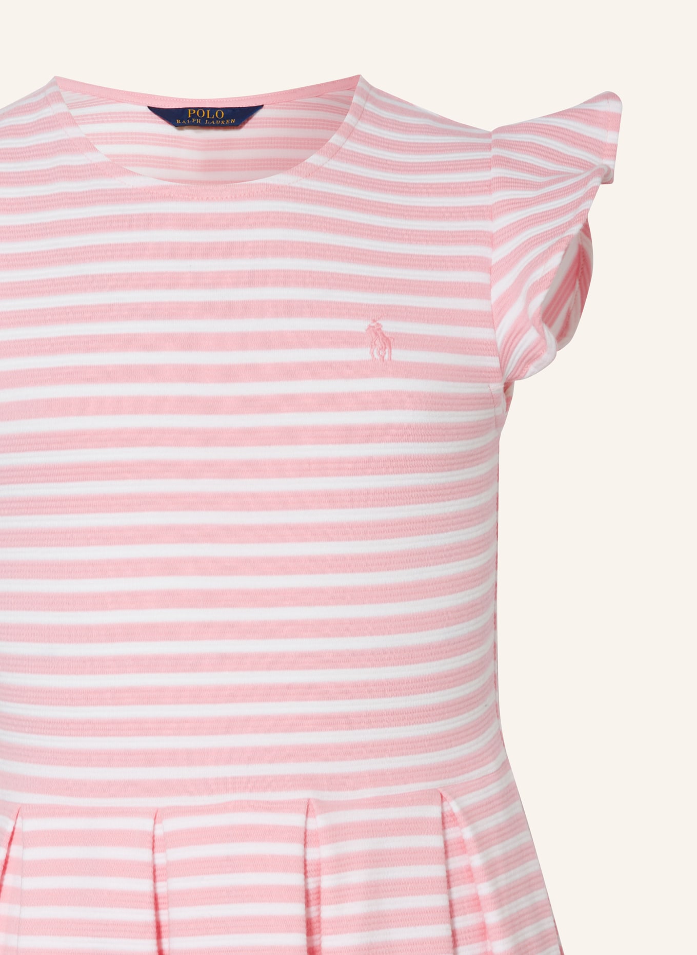 POLO RALPH LAUREN Kleid, Farbe: WEISS/ ROSA (Bild 3)