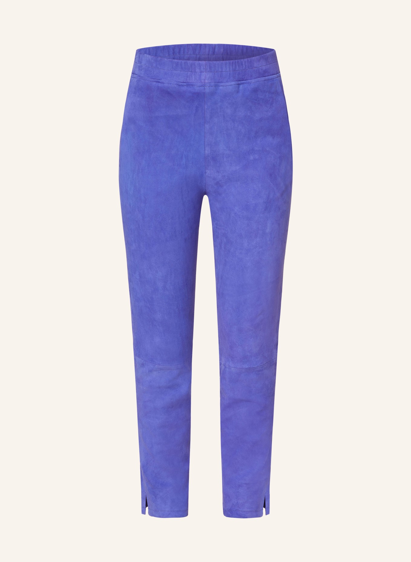 lilienfels Leather trousers: PURPLE