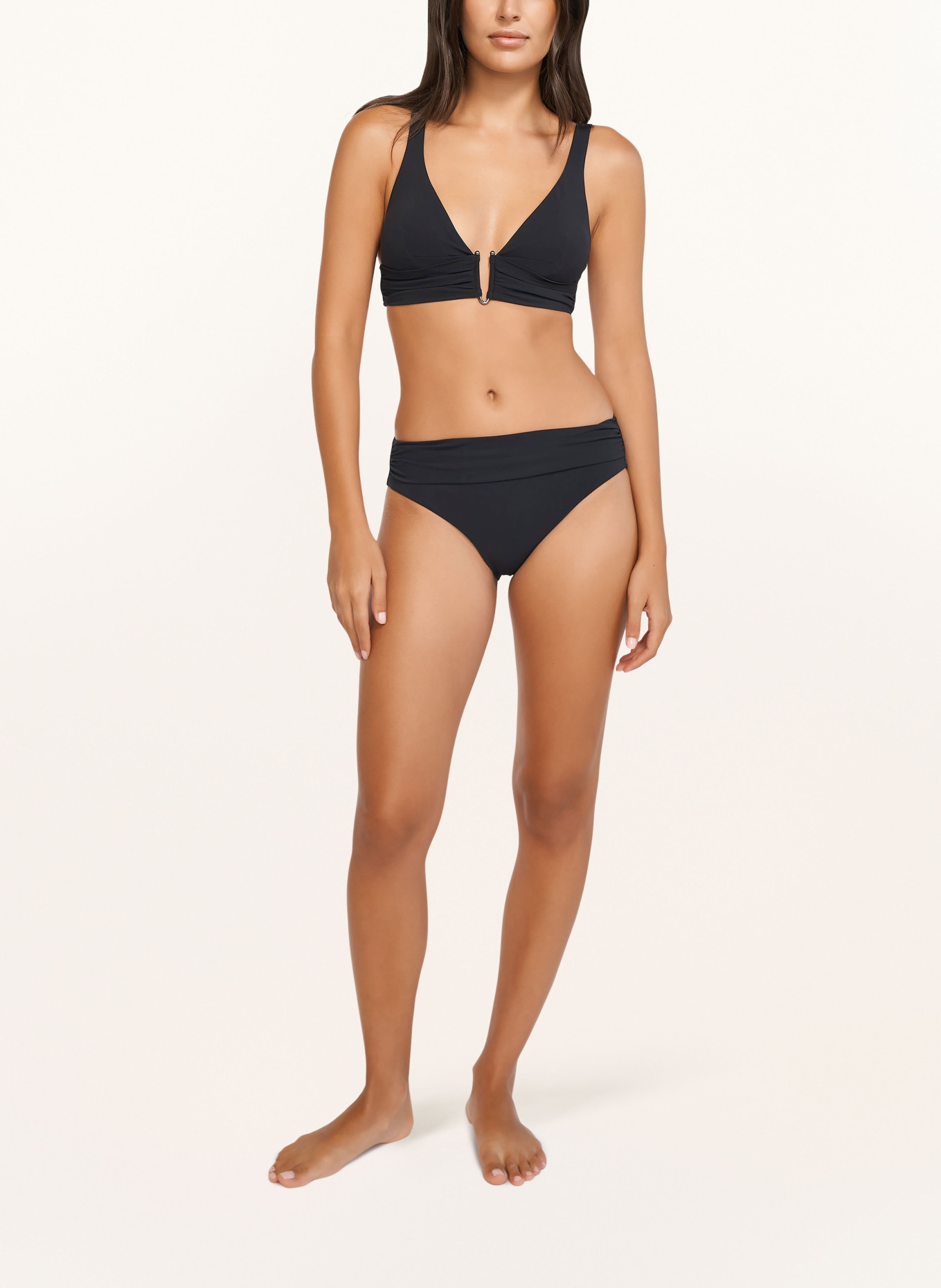 MARYAN MEHLHORN Bralette bikini top HONESTY, Color: BLACK (Image 6)