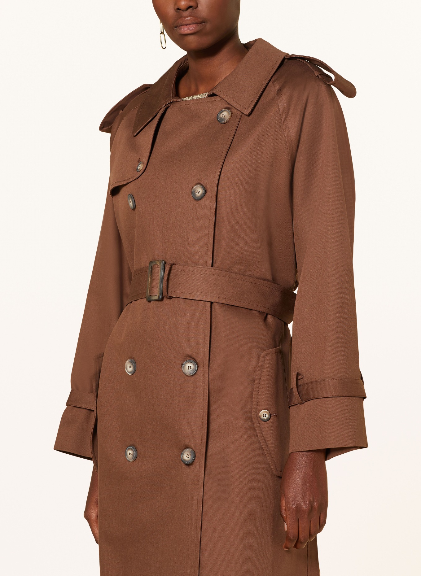 by Aylin Koenig Trench coat BONNIE, Color: BROWN (Image 4)