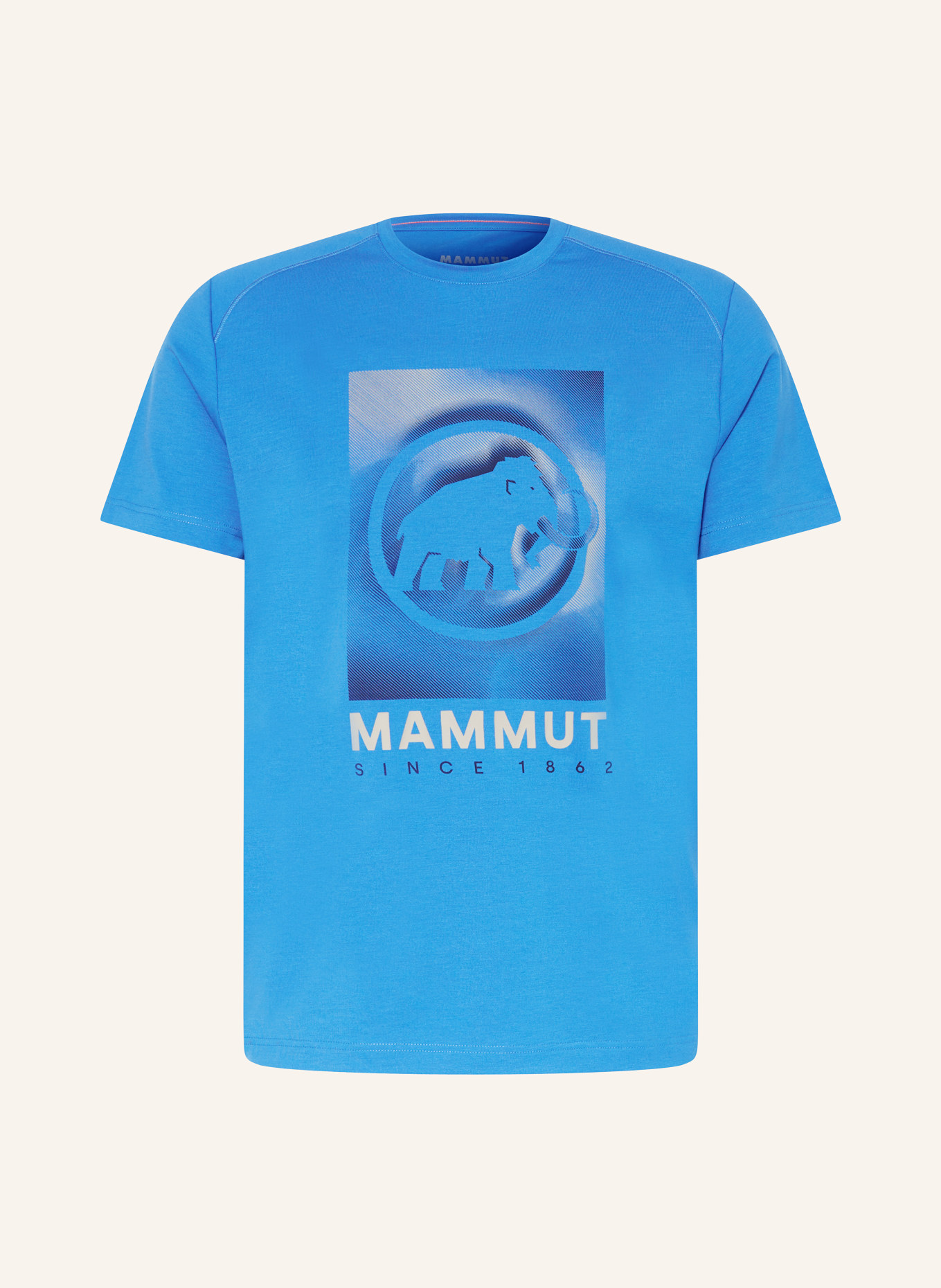 MAMMUT T-shirt TROVAT, Color: BLUE (Image 1)